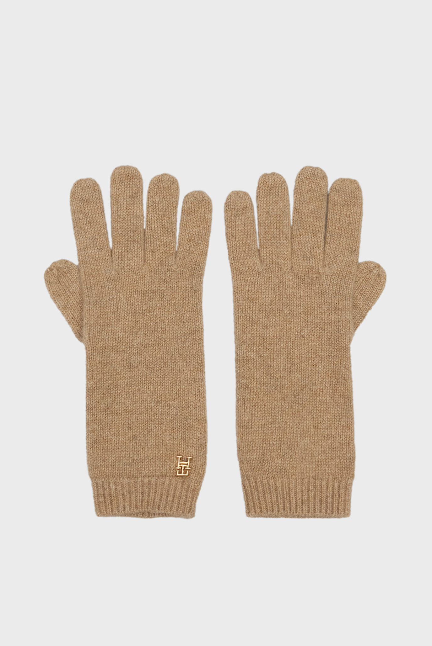 Женские бежевые кашемировые перчатки CASHMERE CHIC GLOVES 1