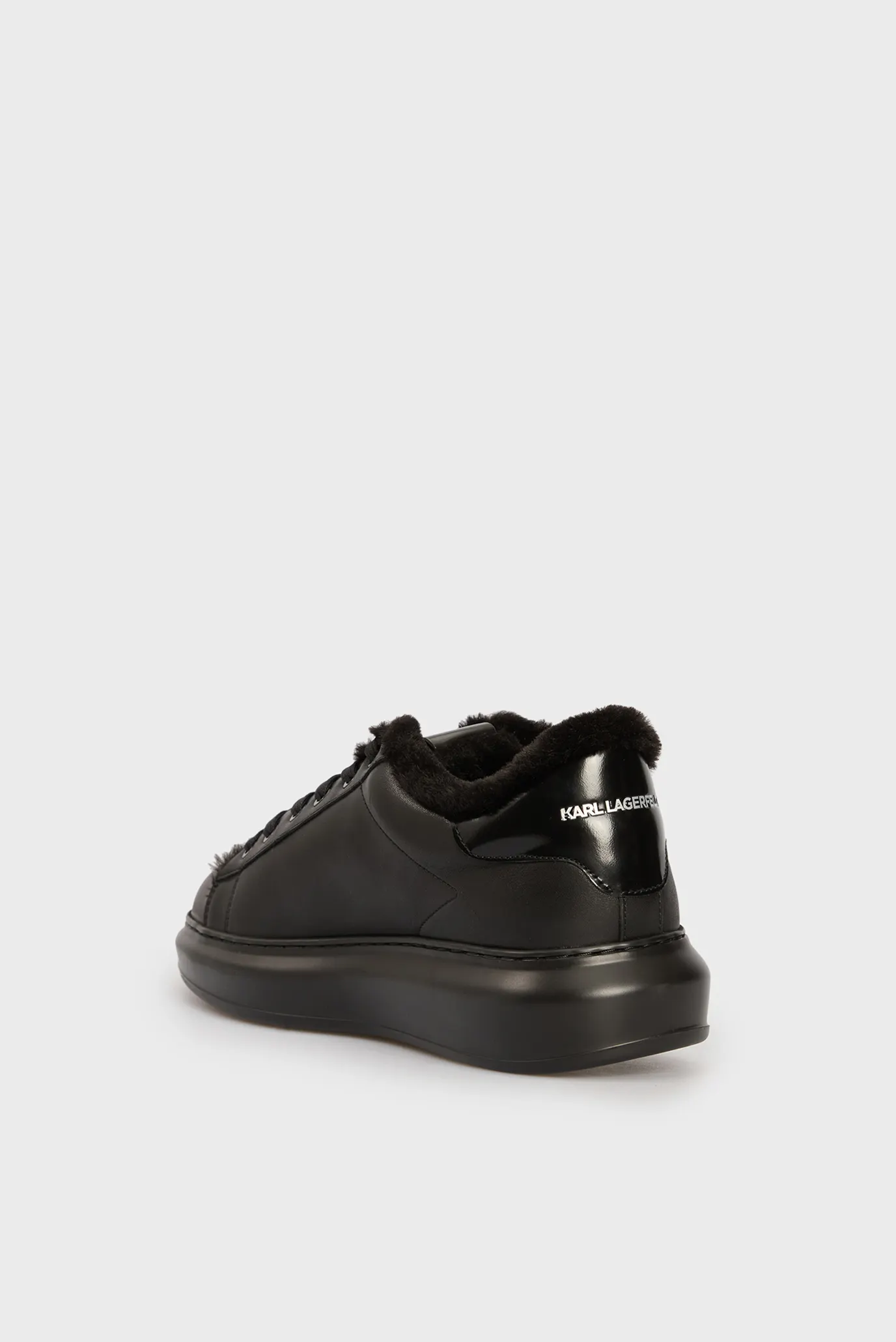 Чоловічі  чорні шкіряні снікерси 5