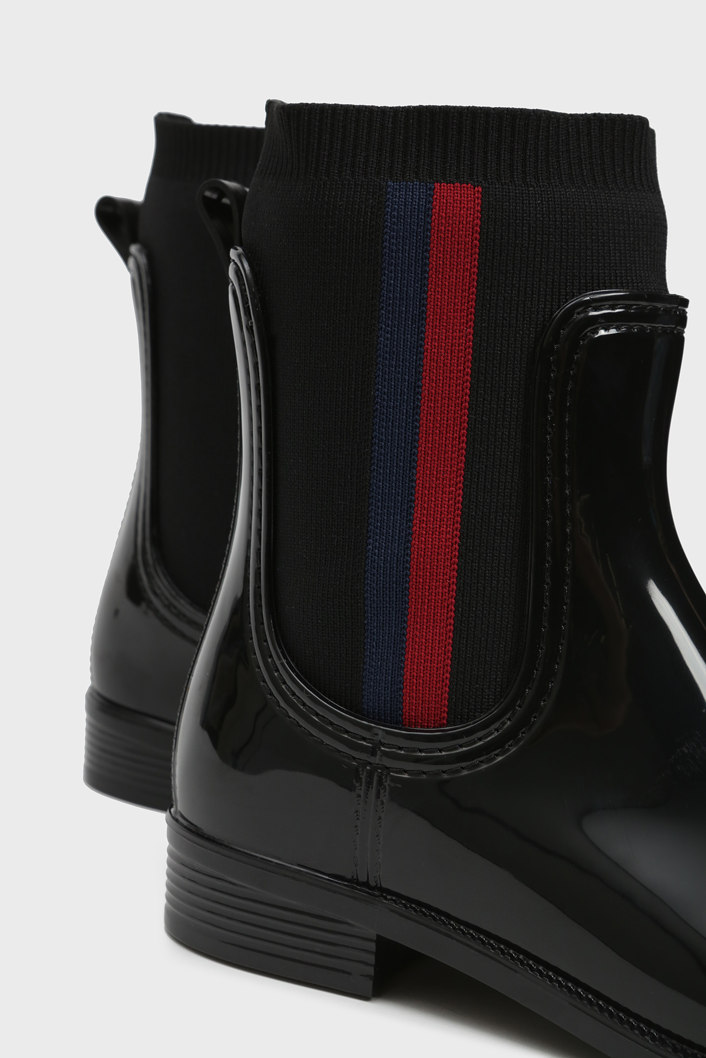 tommy hilfiger knitted rain boots