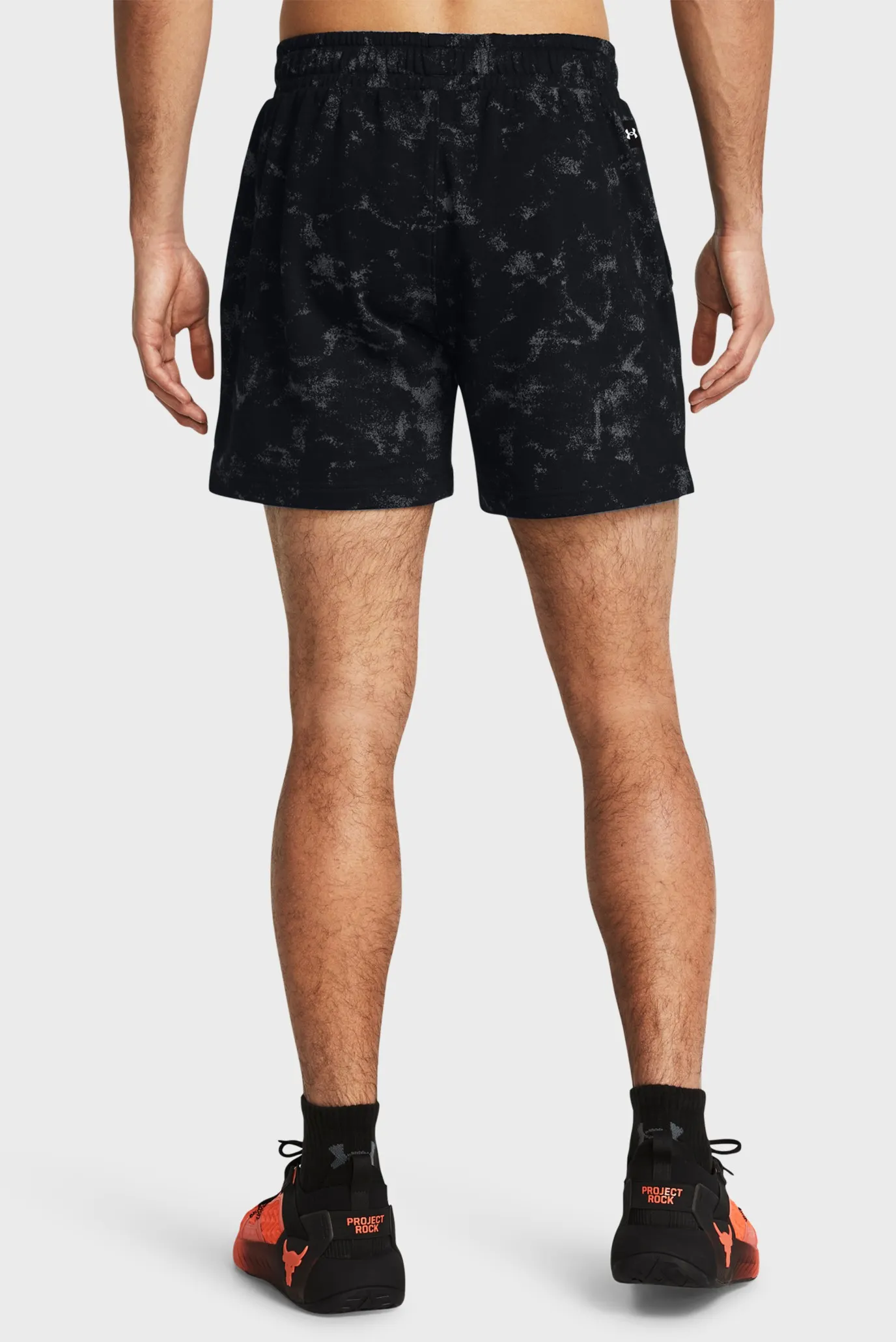 Чоловічі чорні шорти Pjt Rck AOP Rvl Terry Sts 3