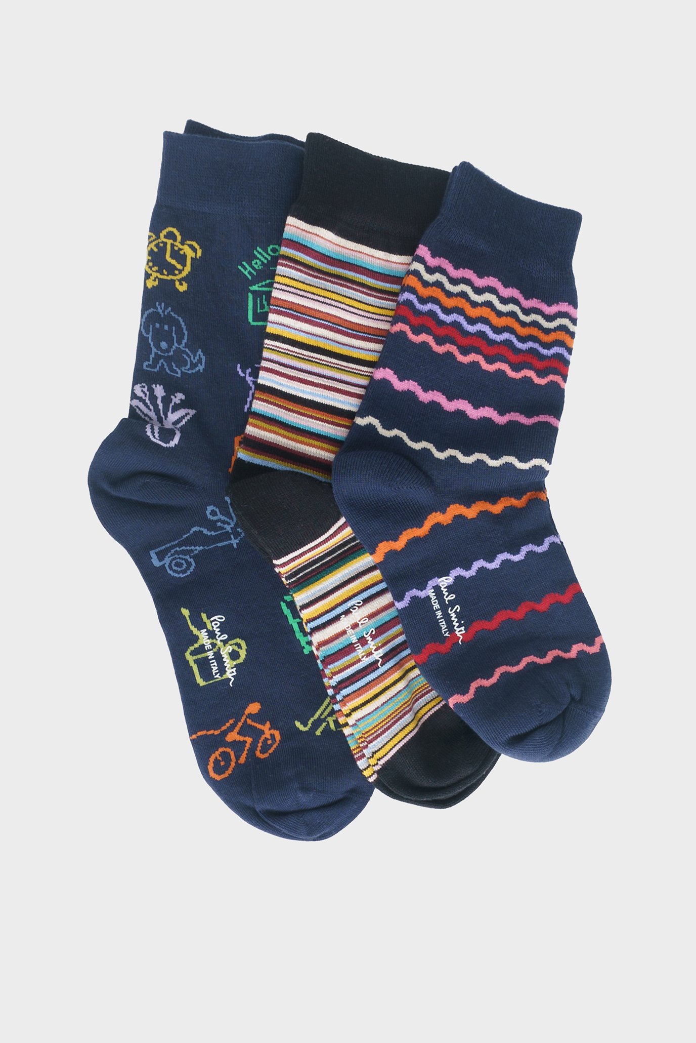 Жіночі шкарпетки з візерунком (3 пари) 1