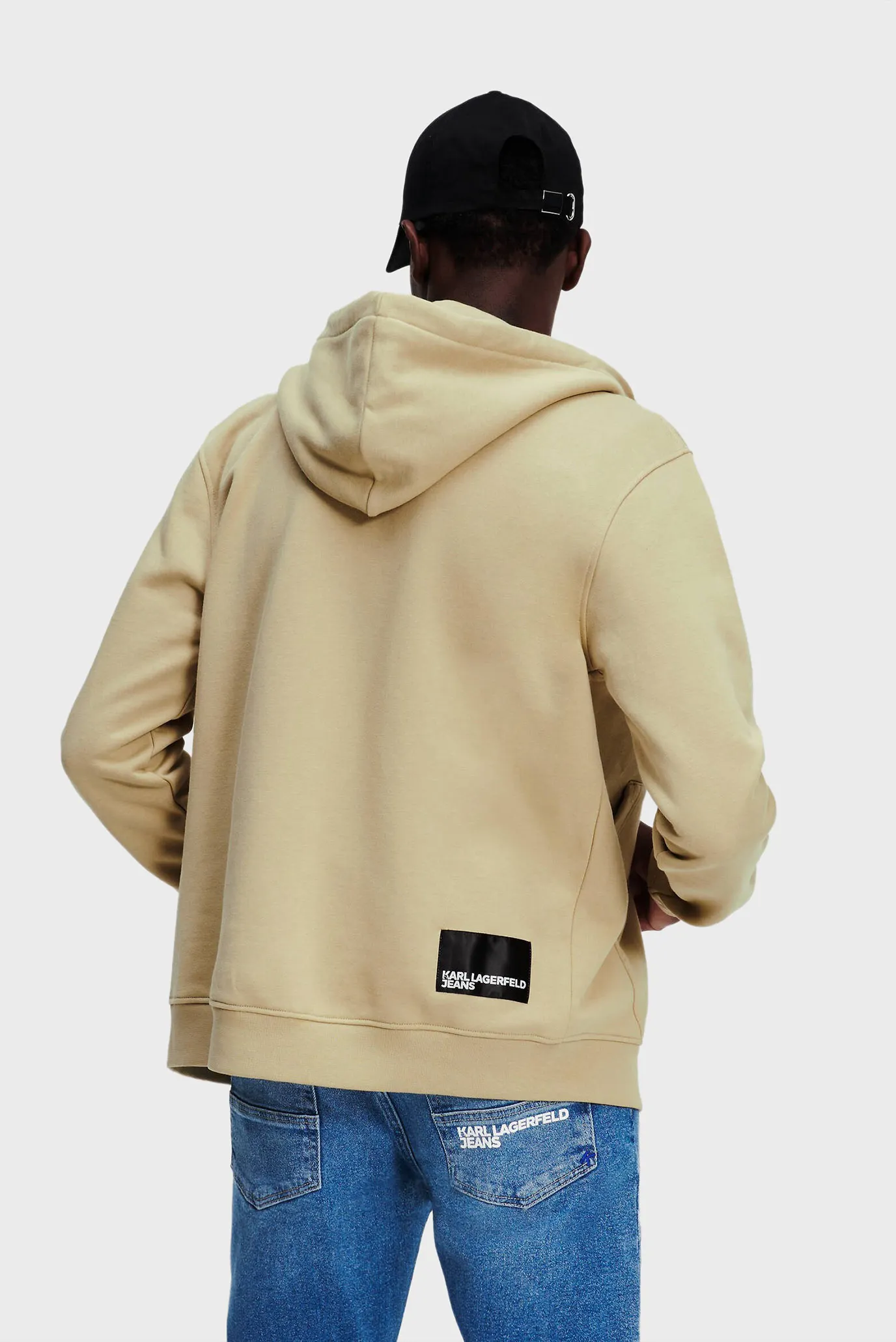 Мужское бежевое худи 3