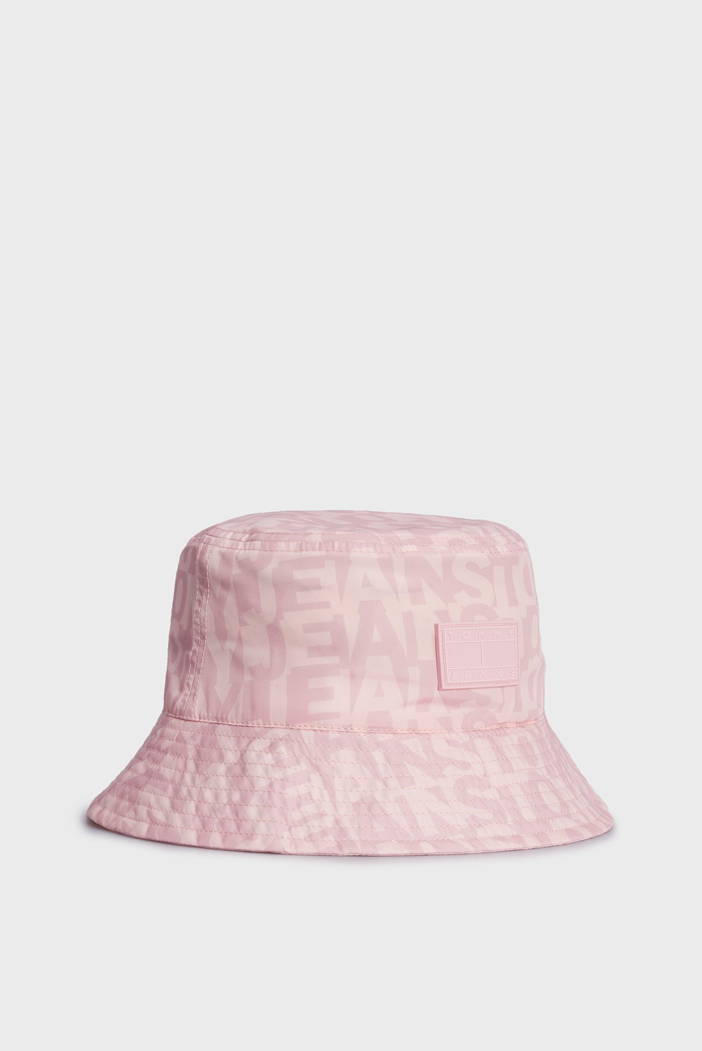 Женская розовая панама с узором TJW LOGOMANIA BUCKET HAT 1