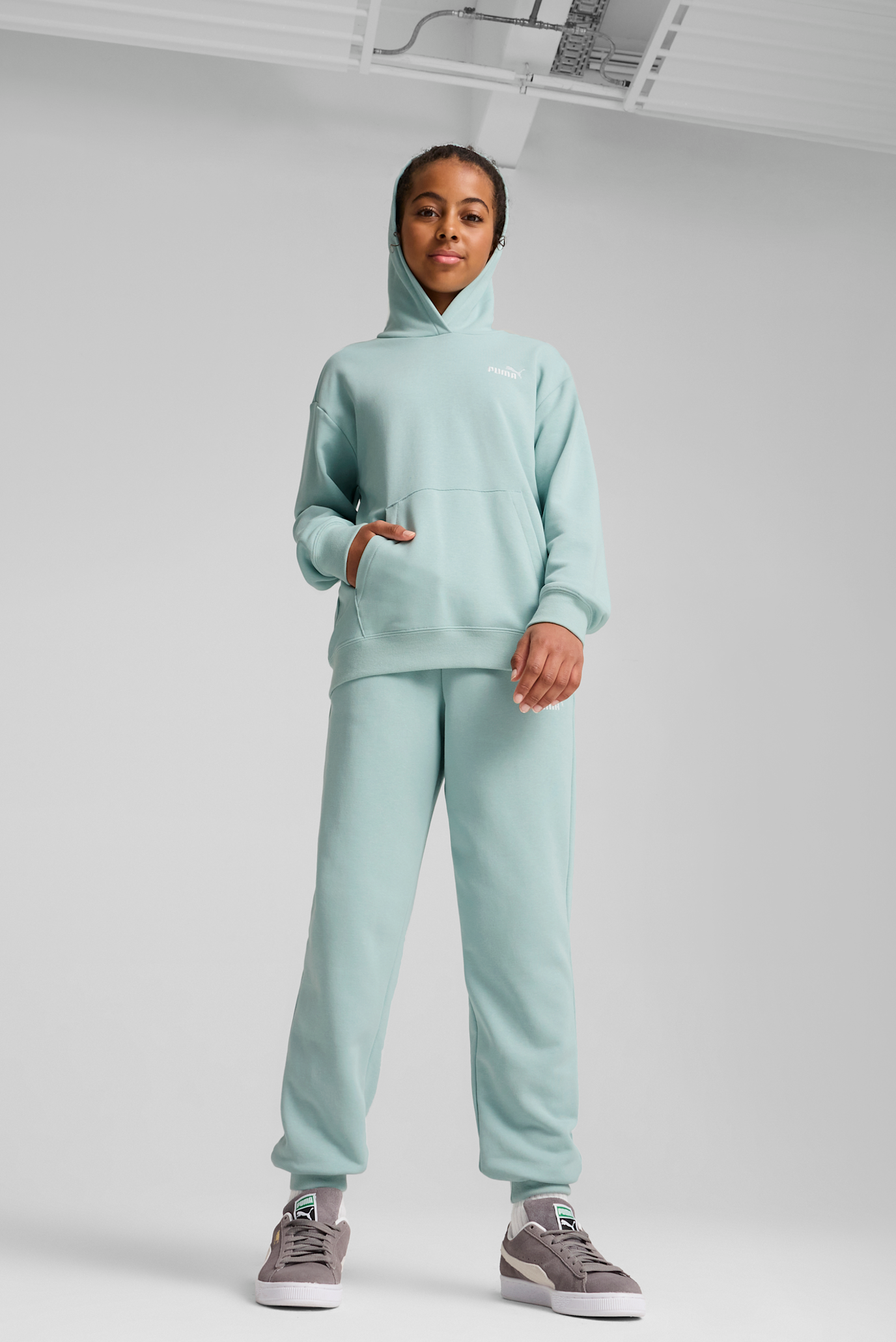 Дитячий м'ятний спортивний костюм (худі, штани) Loungewear Suit Youth 1