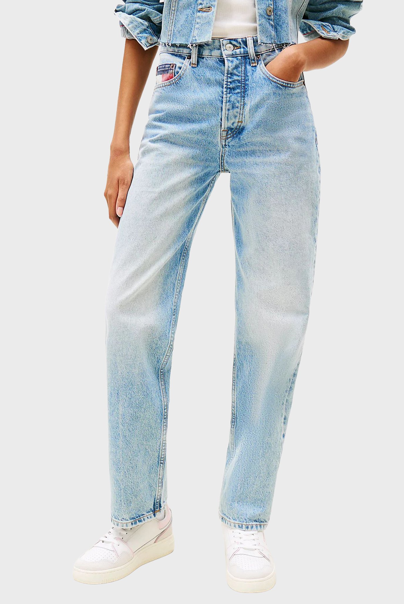Женские голубые джинсы LAYLA Голубой 26-32 Tommy Jeans DW0DW20498 Женские голубые джинсы LAYLA Голубой 26-32 Tommy Jeans DW0DW20498