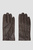 Мужские коричневые кожаные перчатки
