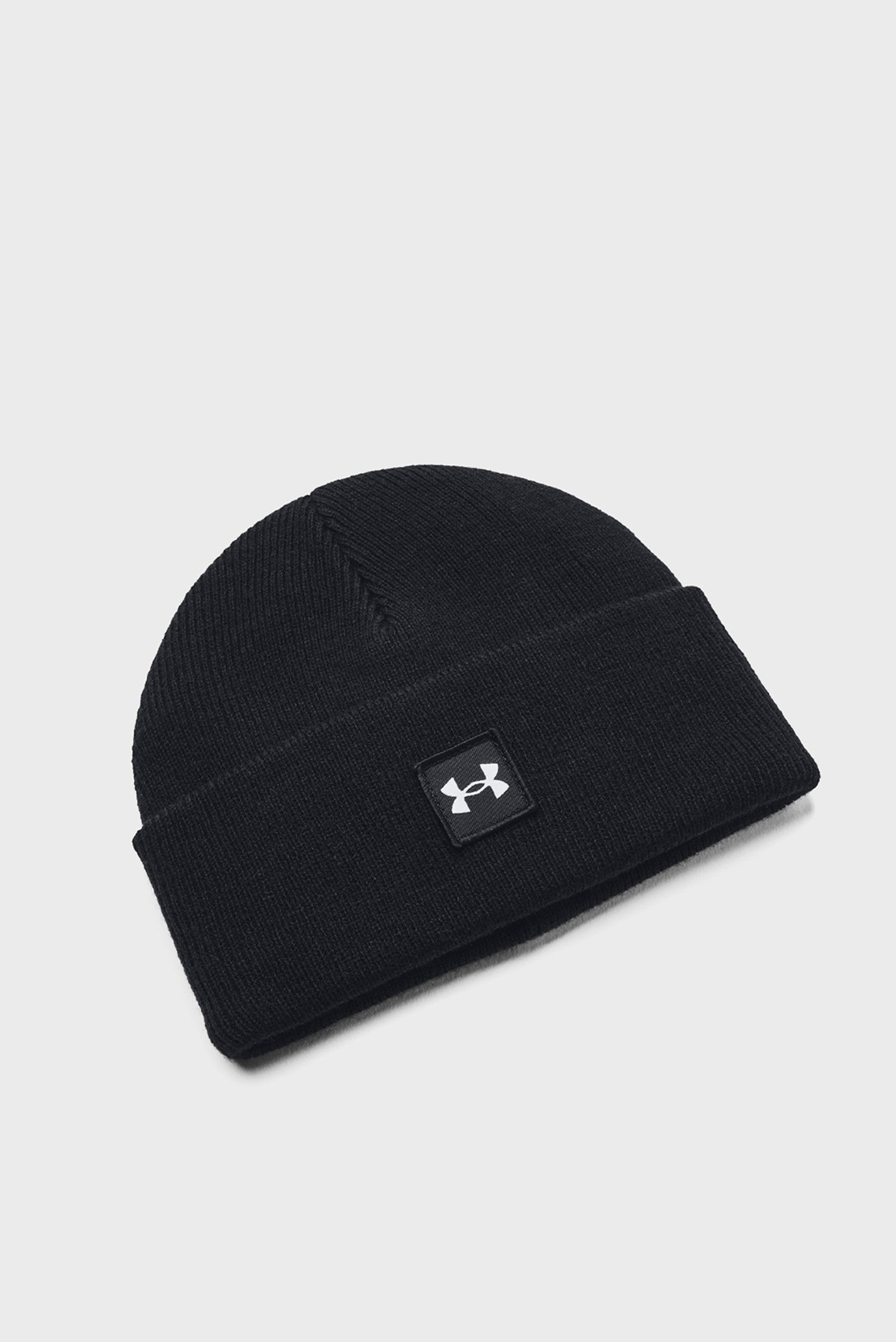 Мужская черная шапка UA Halftime Shallow Cuff 1