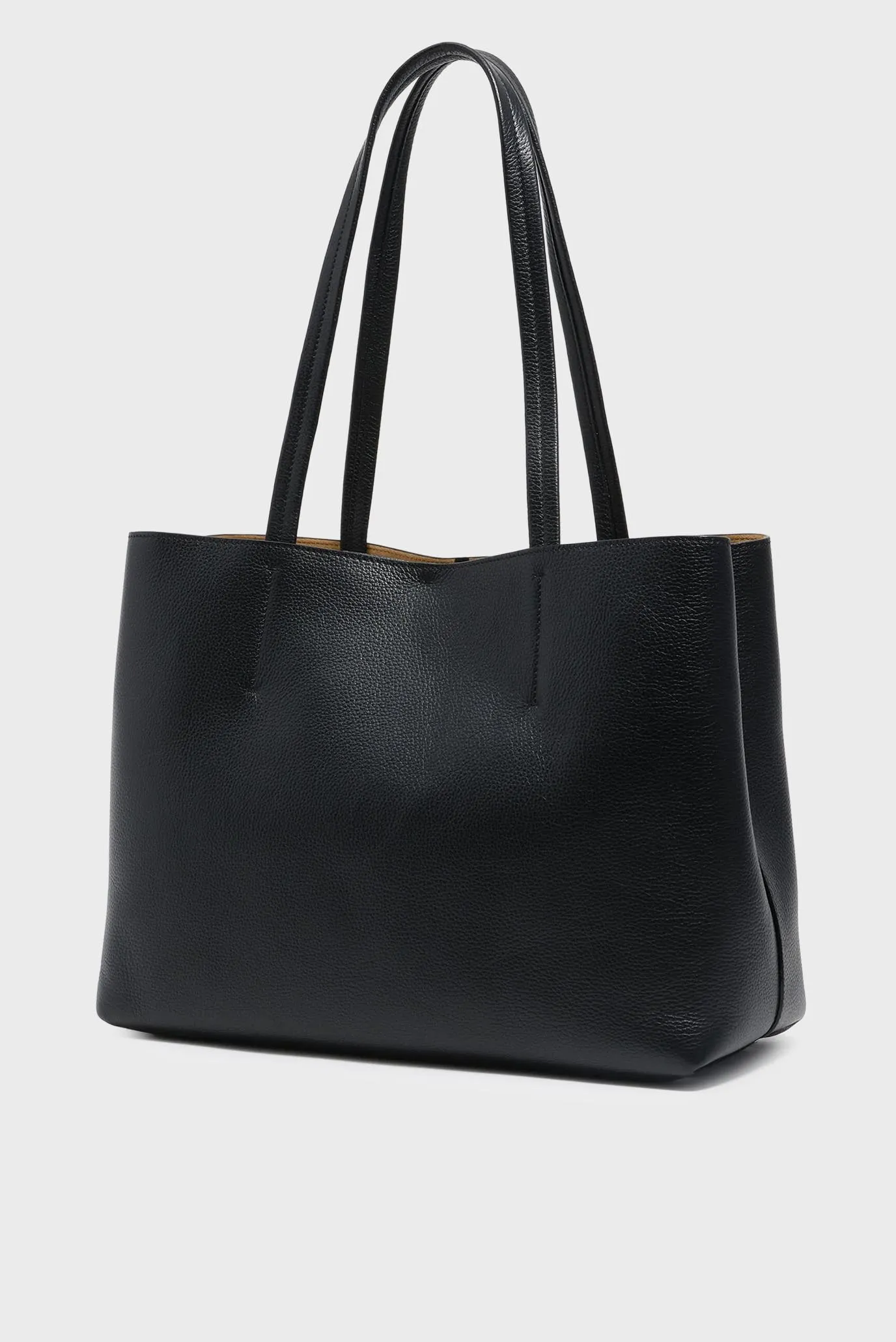 Жіноча чорна шкіряна сумка 3