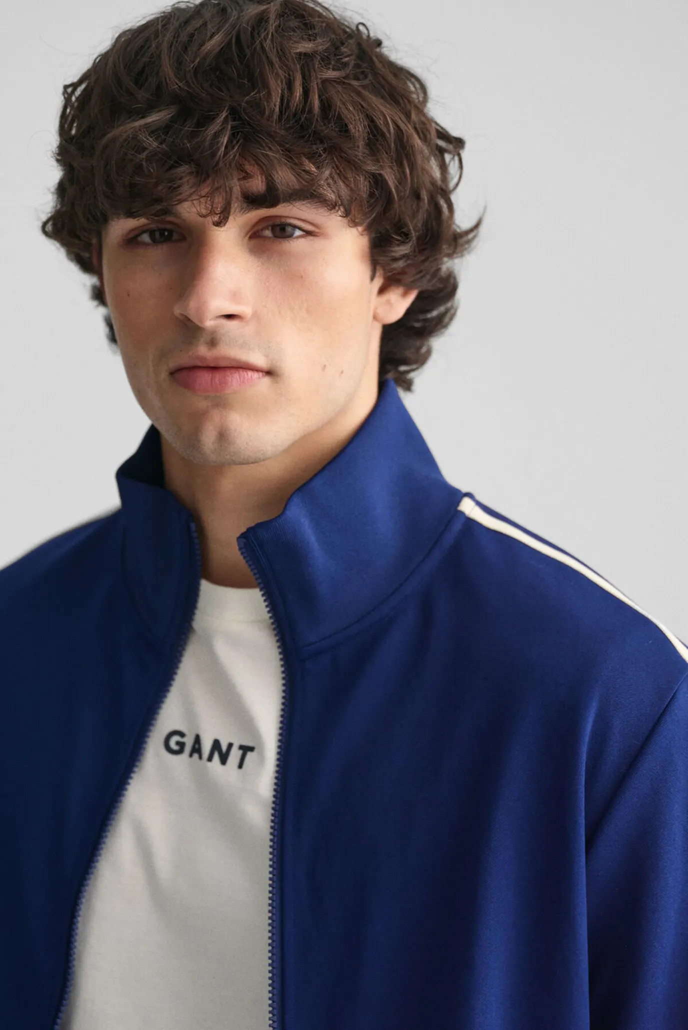 Мужская темно-синяя спортивная кофта TRACKSUIT JACKET Gant 2013062