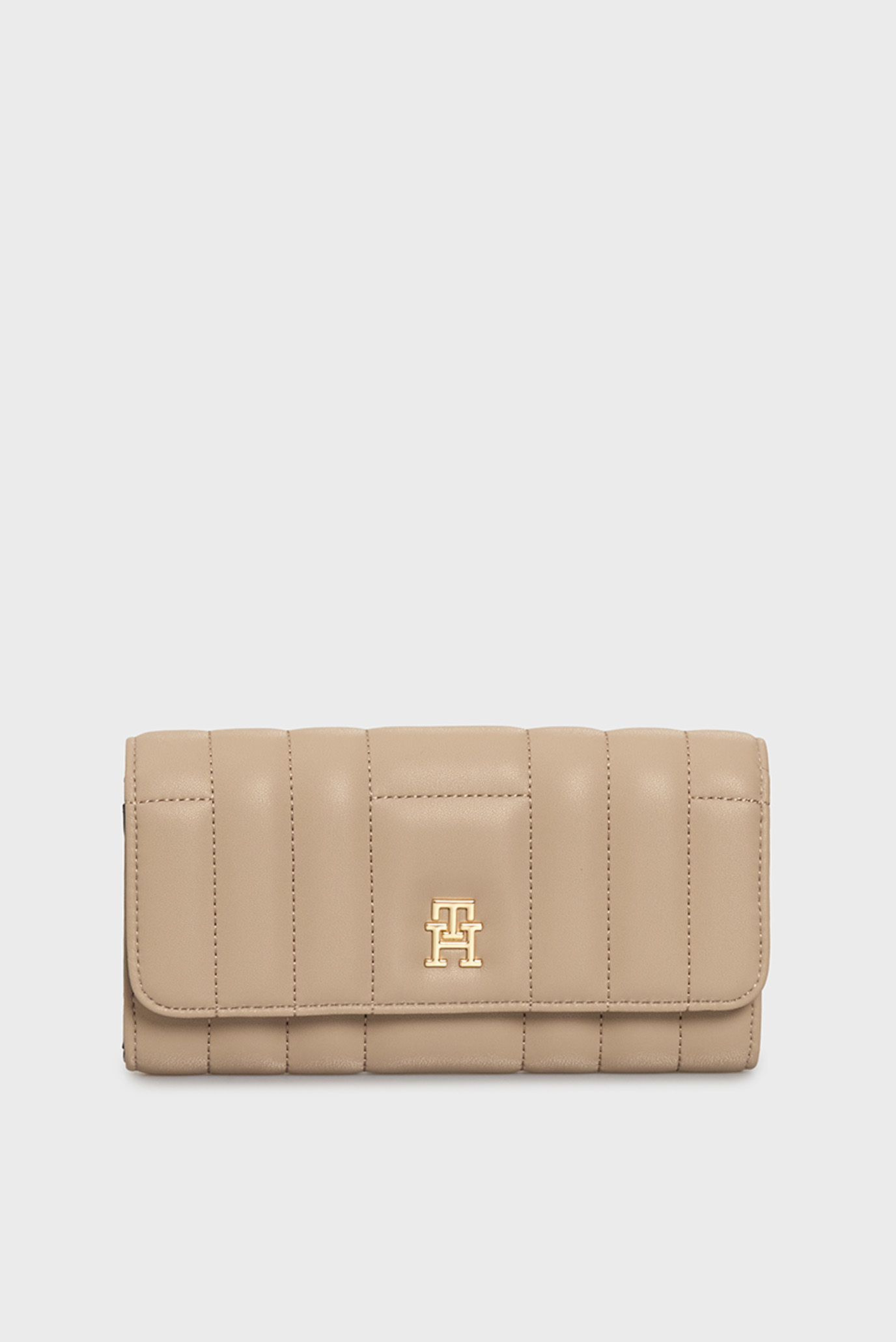 Женский бежевый кошелек TH FEMININE LRG FLAP Бежевый ONESIZE Tommy Hilfiger AW0AW17475 Женский бежевый кошелек TH FEMININE LRG FLAP Бежевый ONESIZE Tommy Hilfiger AW0AW17475