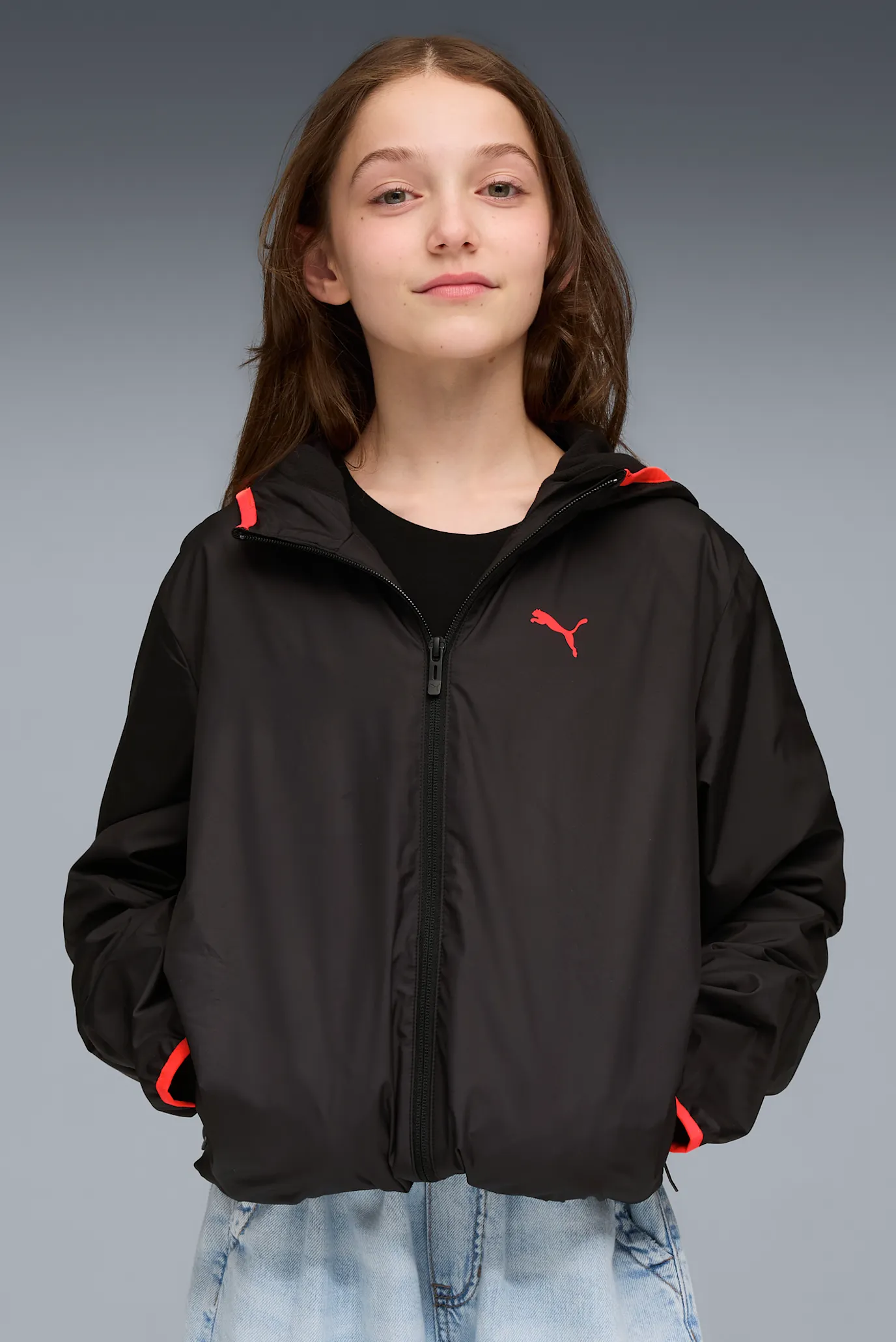 Дитяча чорна вітровка Fleece Lined Windbreaker Youth 3