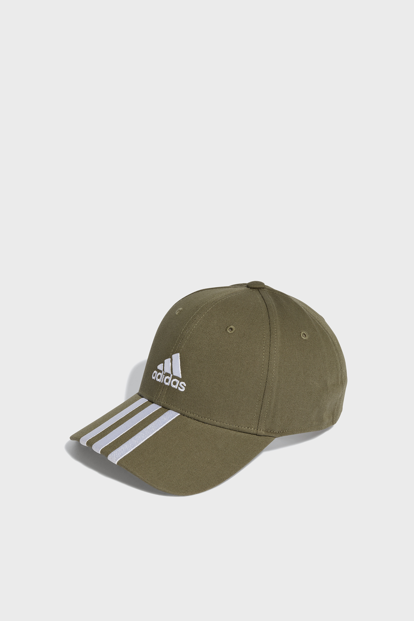 Оливковая кепка 3-Stripes Cotton Twill Baseball 1