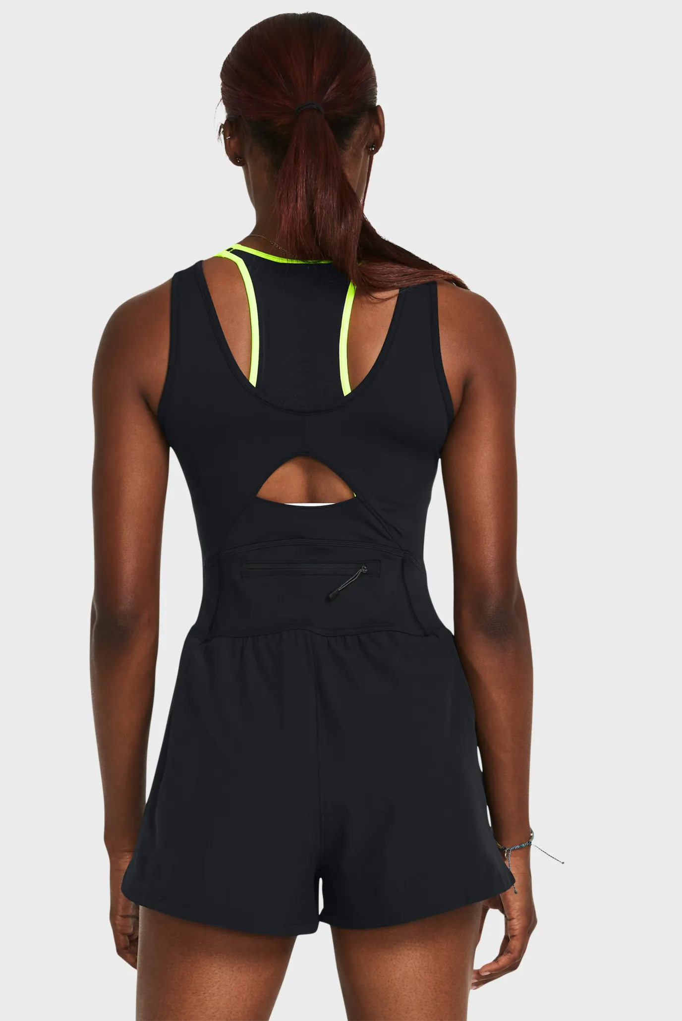 Женский черный комбинезон UA Run Anywhere Runsie Under