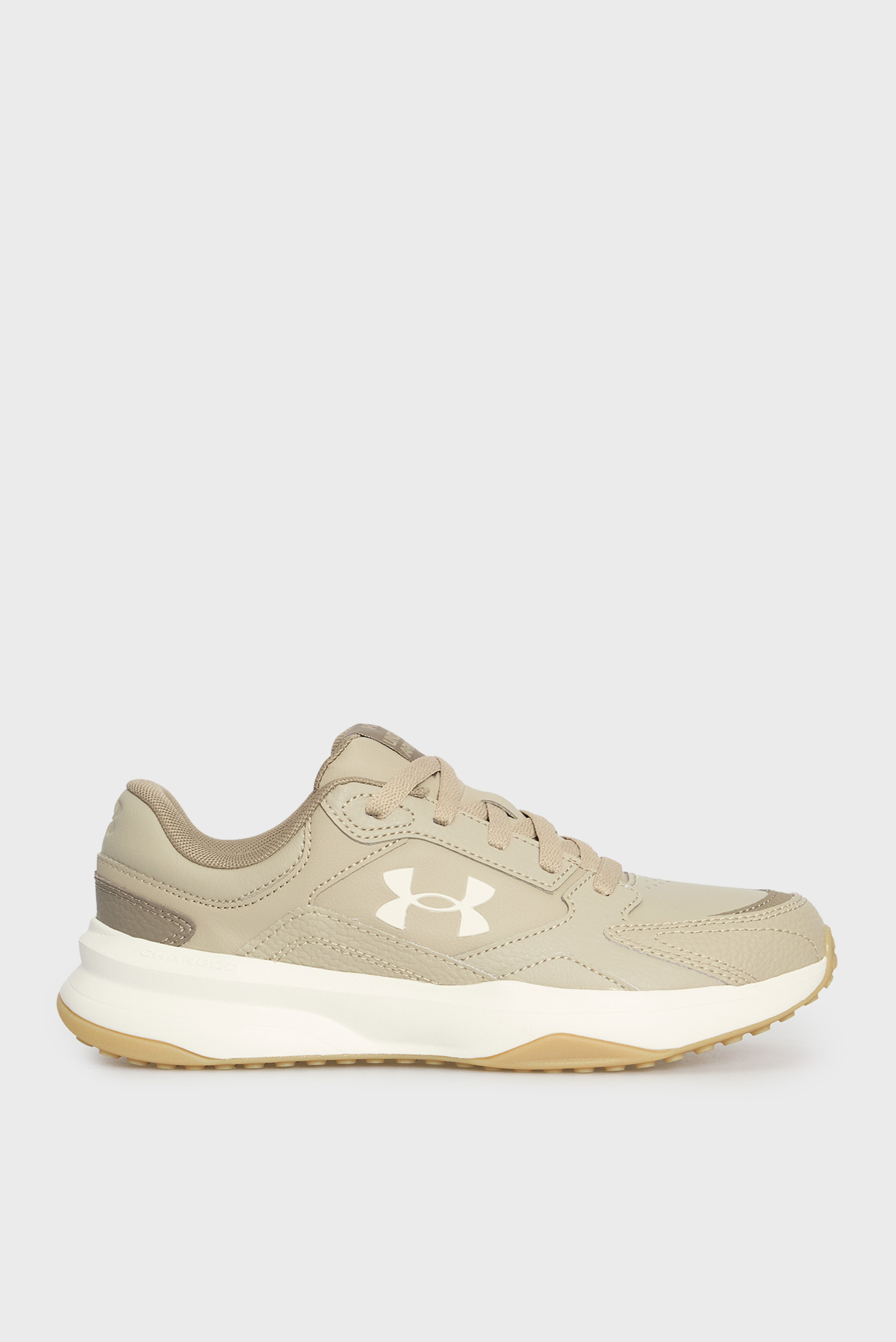 Мужские бежевые кроссовки UA Edge LTHR Бежевый 7.5 Under Armour 3028375-203 Мужские бежевые кроссовки UA Edge LTHR Бежевый 7.5 Under Armour 3028375-203