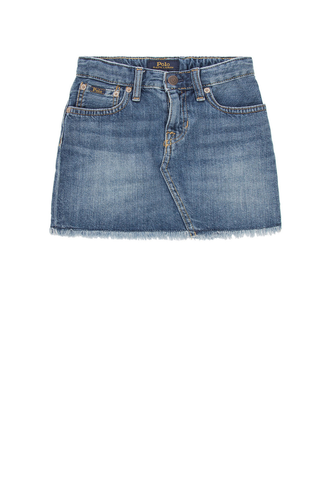 Детская синяя джинсовая юбка 1