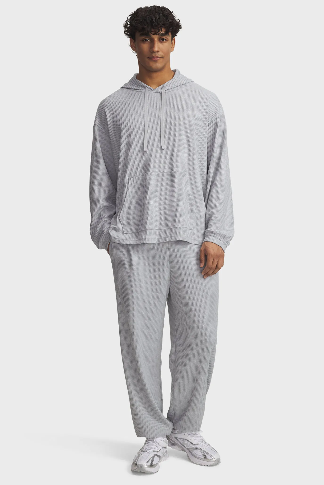 Чоловічі сірі спортивні штани UA Rival Waffle Jogger 2