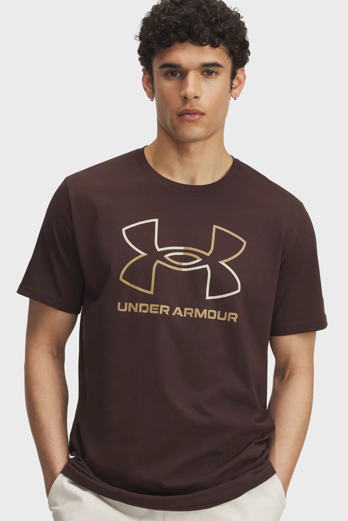Мужская коричневая футболка UA GL FOUNDATION UPDATE SS Коричневый XXL Under Armour 1382915-246 Мужская коричневая футболка UA GL FOUNDATION UPDATE SS Коричневый XXL Under Armour 1382915-246