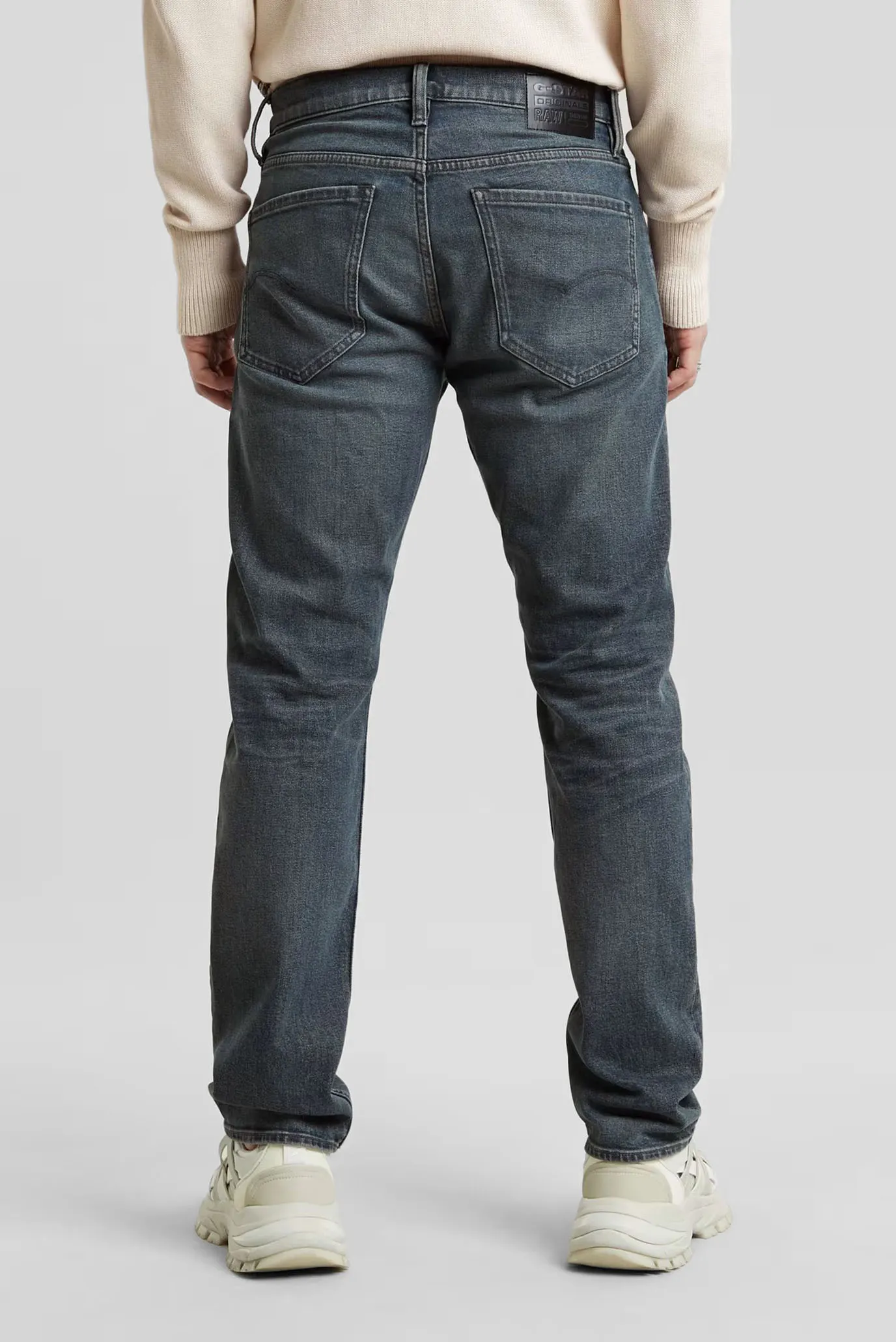 Мужские темно-синие джинсы Mosa Straight 3