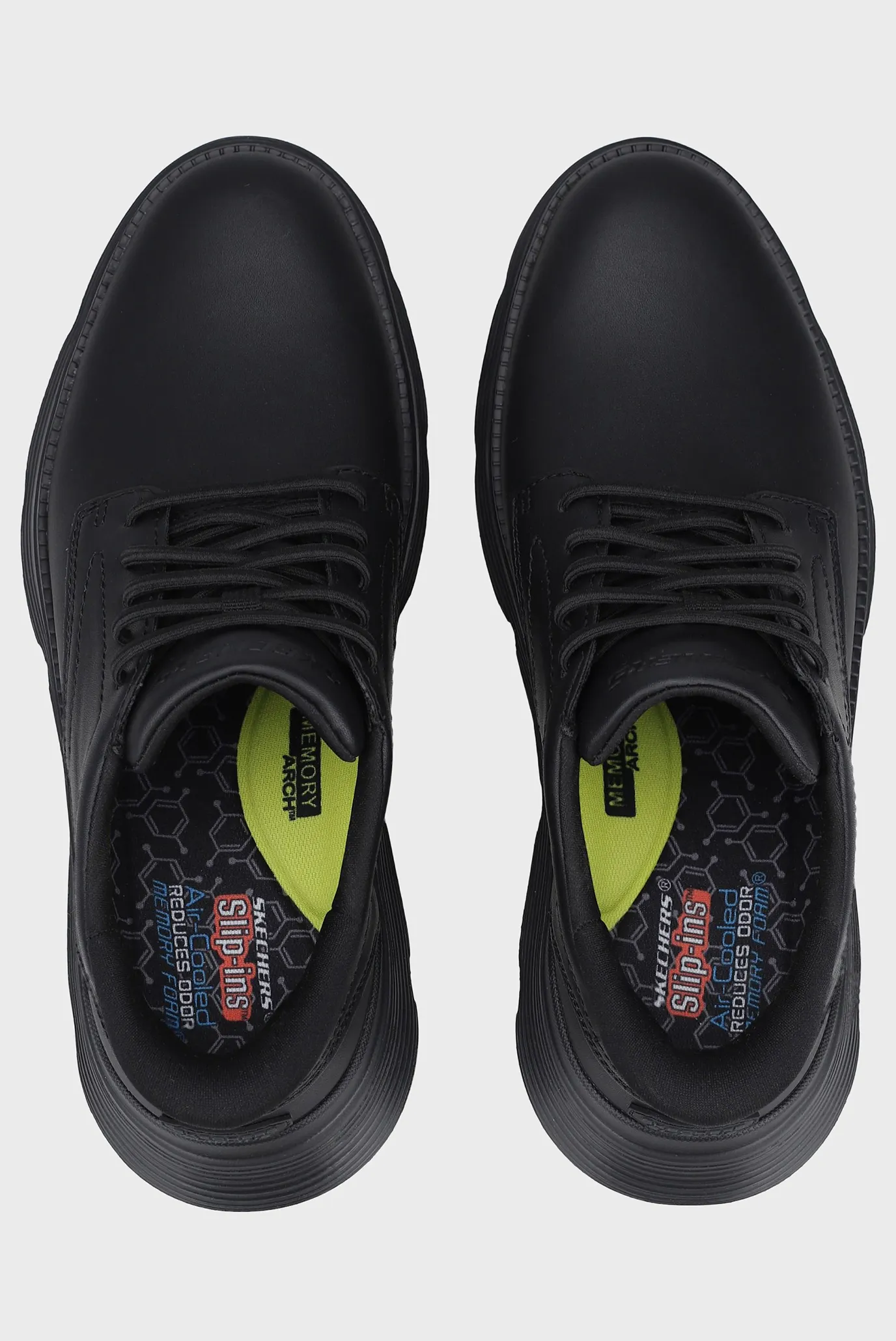 Мужские черные кожаный дерби 5