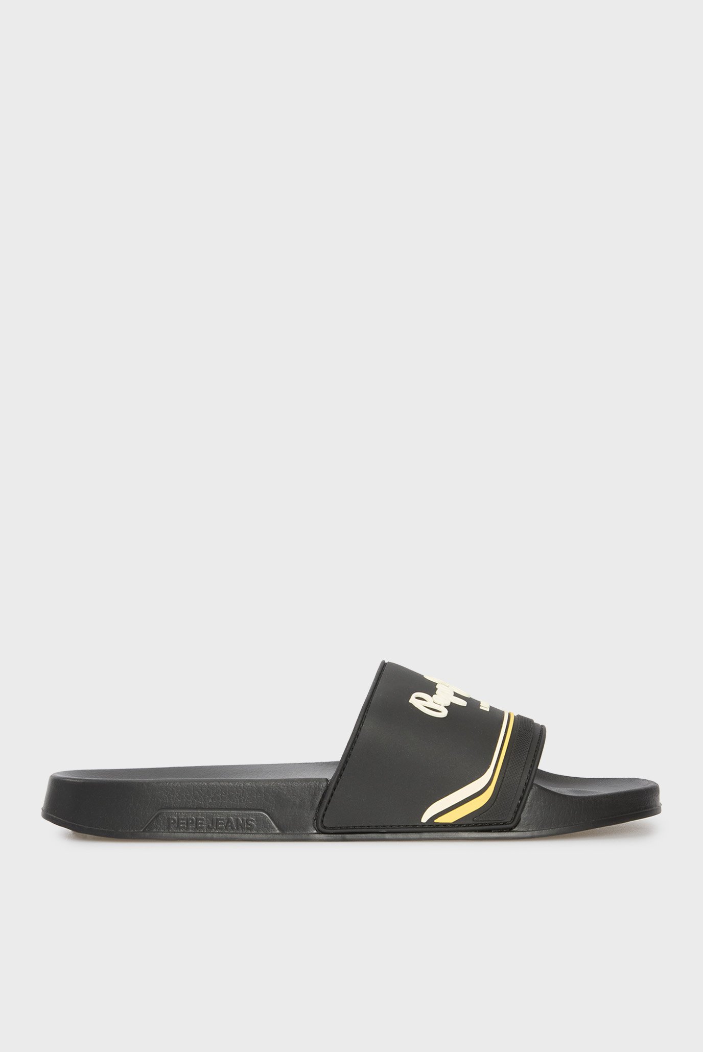 Мужские черные слайдеры SLIDER BRAND W Черный 44 Pepe Jeans PMS70160 Мужские черные слайдеры SLIDER BRAND W Черный 44 Pepe Jeans PMS70160