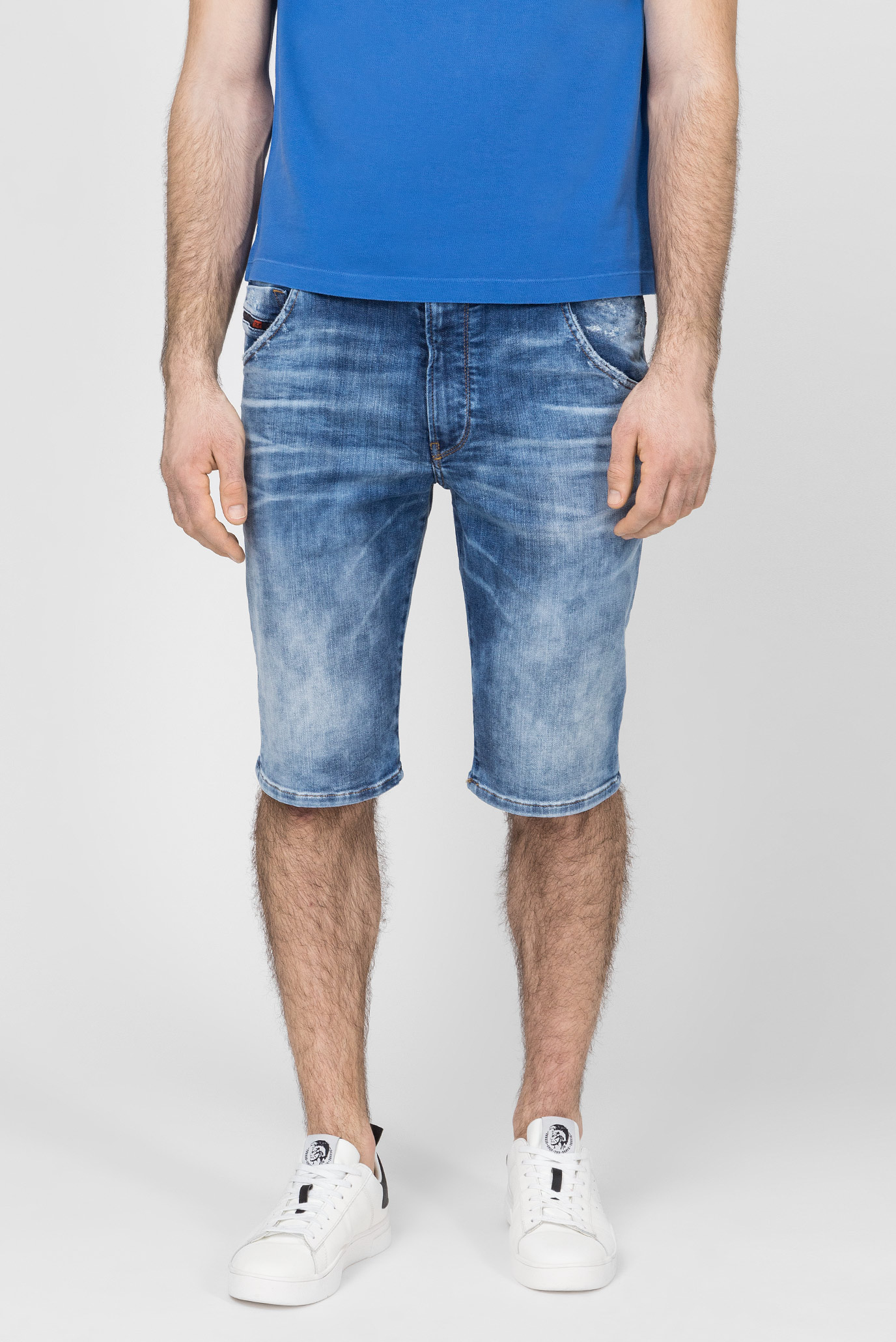 Чоловічі сині джинсові шорти 1