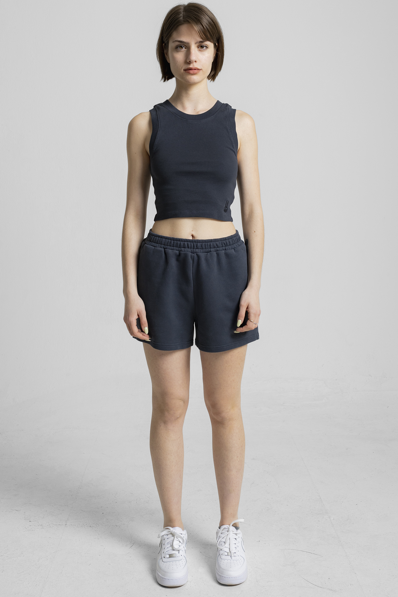 Женские черные шорты Sweatpants Shorts 1