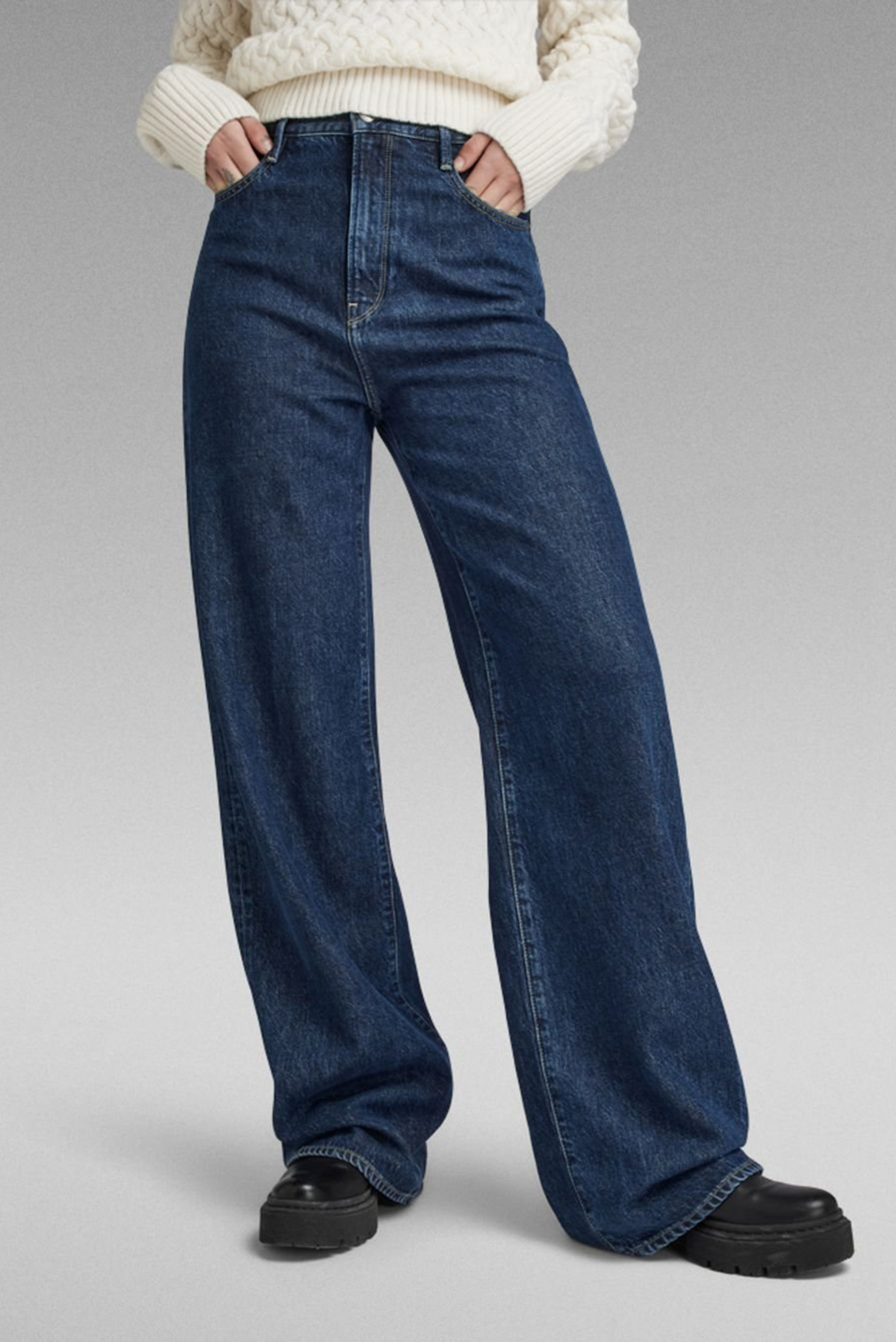 Женские темно-синие джинсы Deck 2.0 High Loose 1
