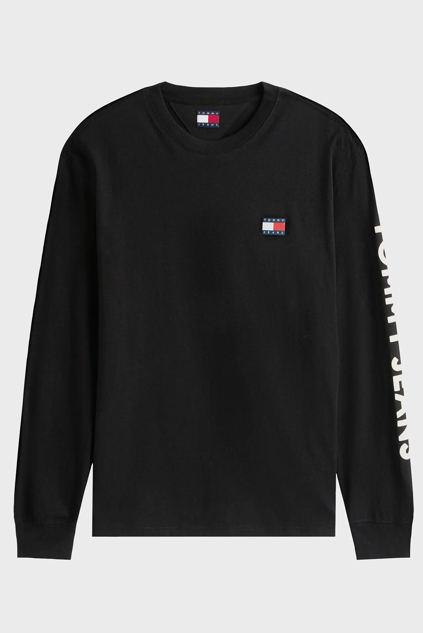 Чоловічий чорний лонгслів REG POP COL 5