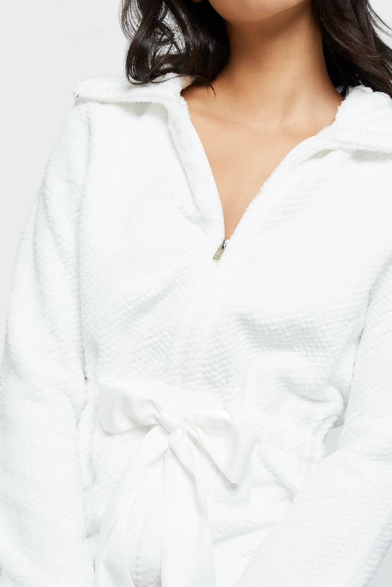 Женская белая кофта NOUNOURS 2