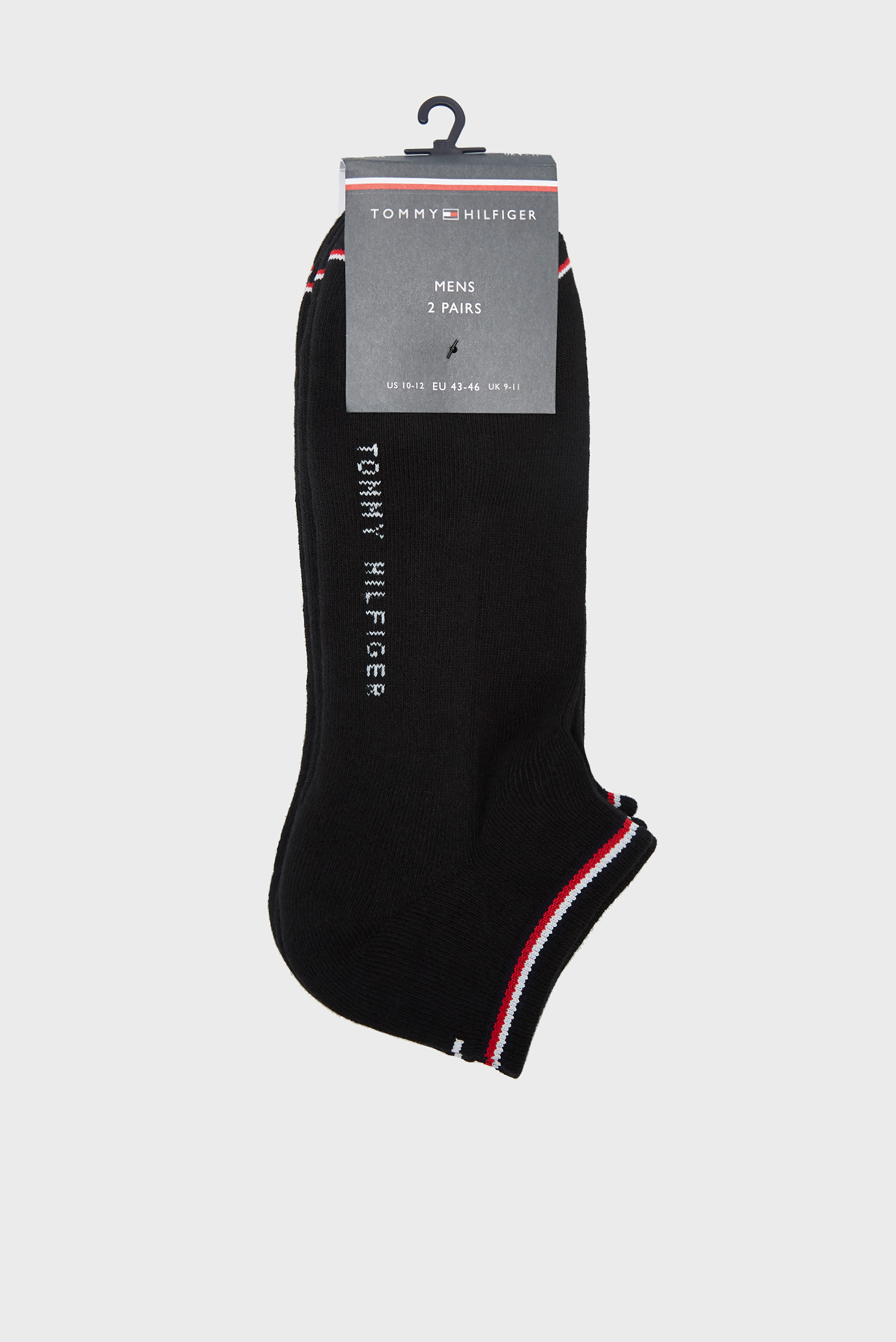 Чоловічі чорні шкарпетки (2 пари) TH MEN SNEAKER PETE 1