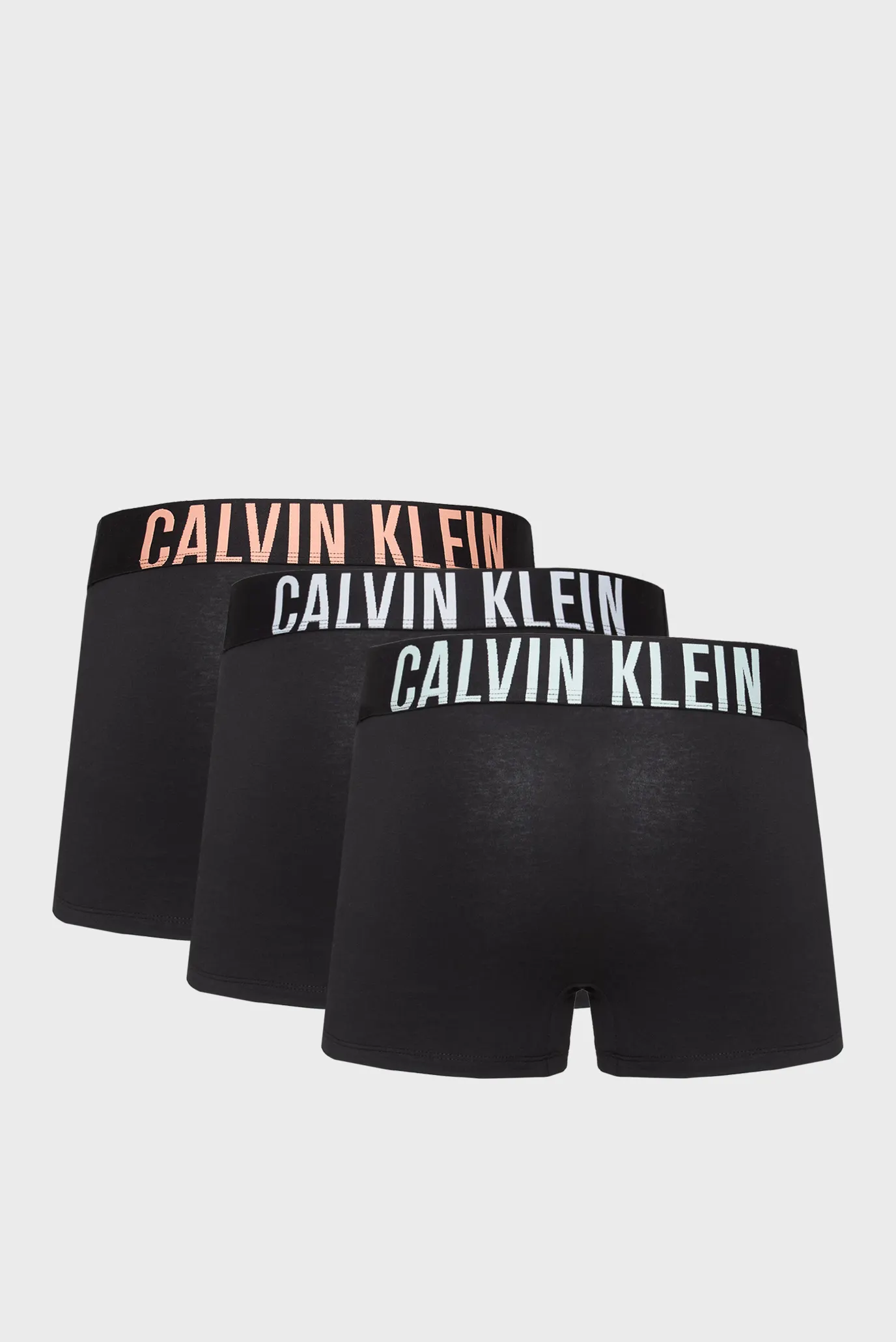 Мужские черные боксеры (3 шт) TRUNK 6