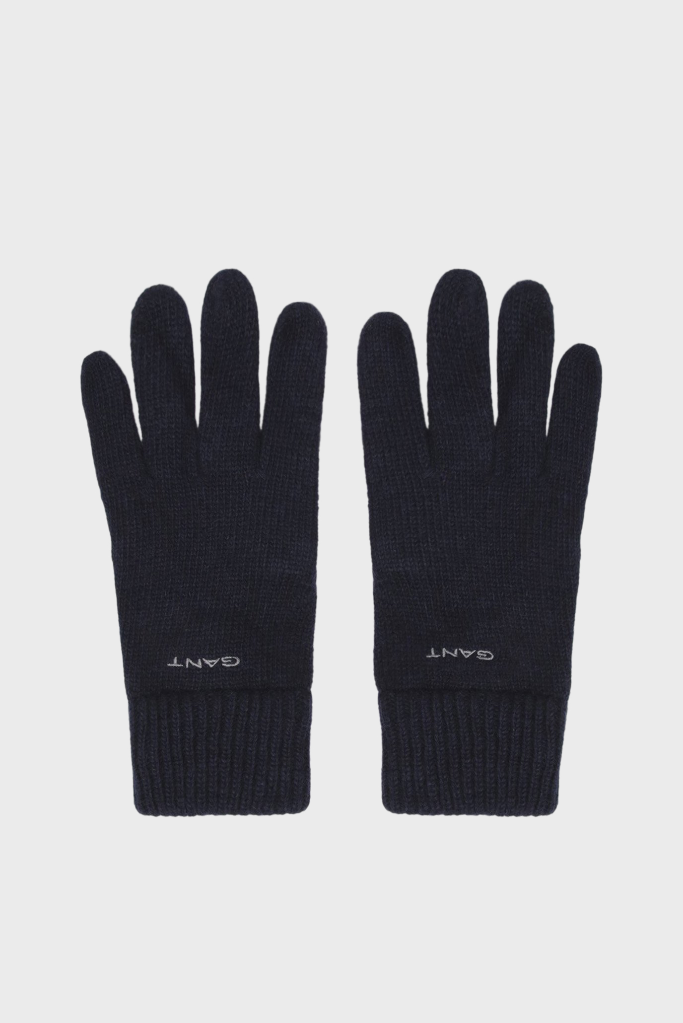 Чоловічі темно-сині вовняні рукавички 1
