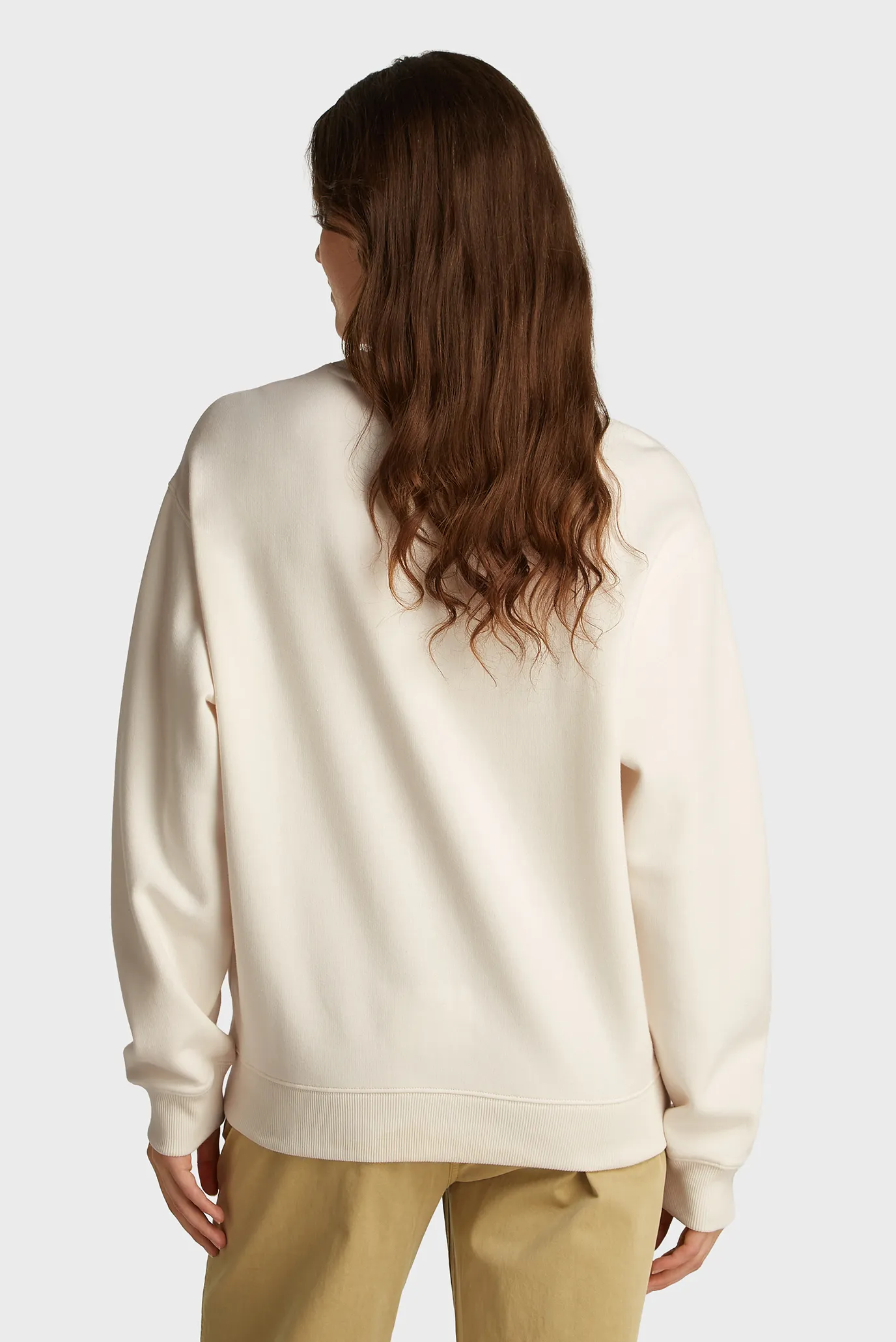 Жіночий білий світшот TJW RLX FLORAL VARSITY CREW 3