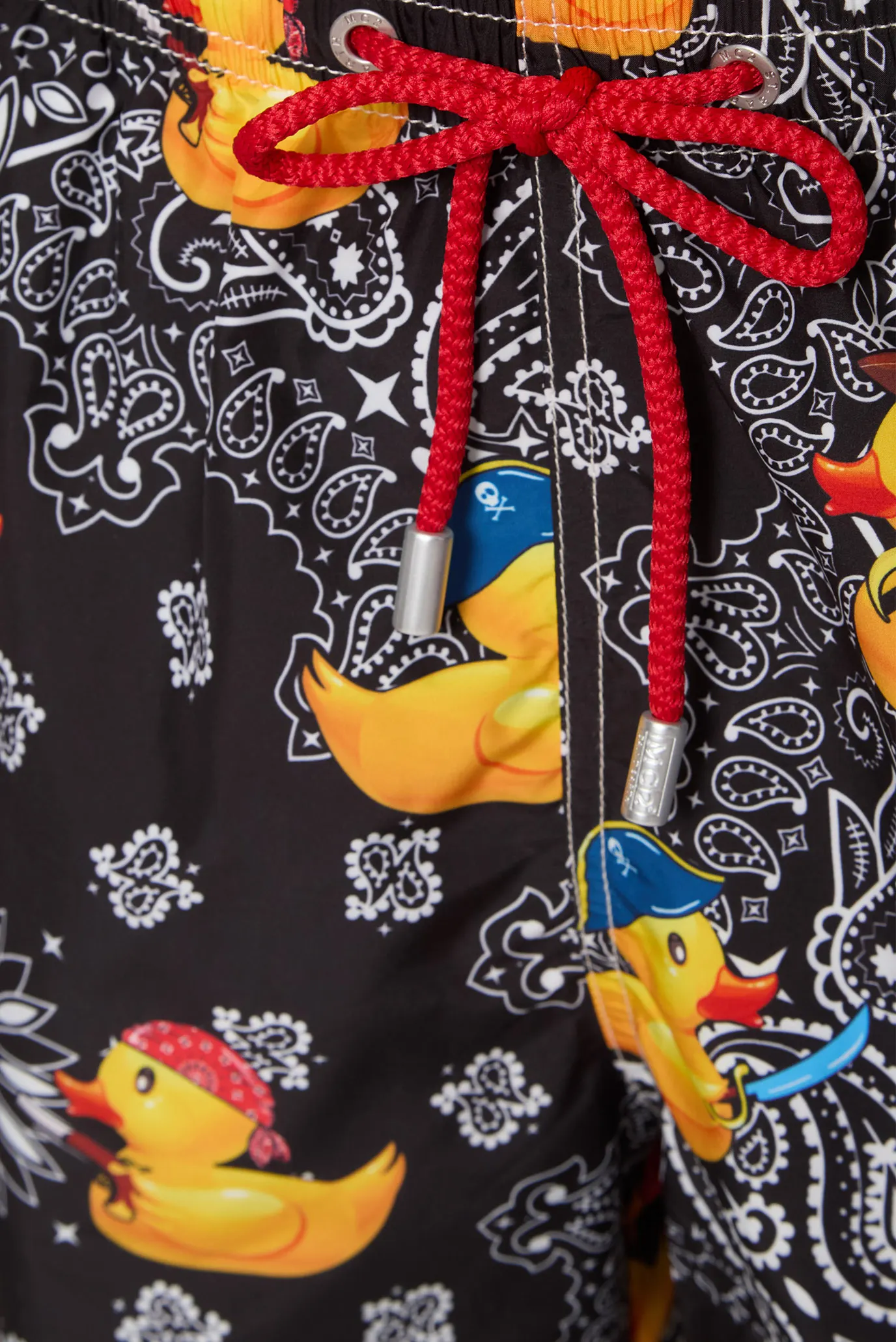 Мужские черные плавательные шорты с узором LIGHTING 3