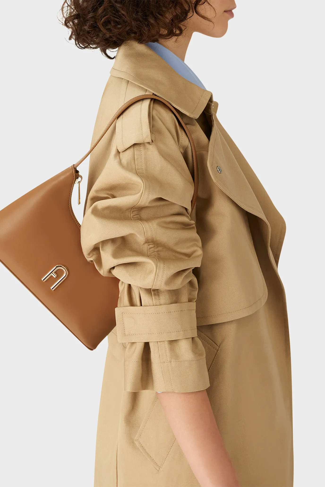 Жіноча руда шкіряна сумка 2