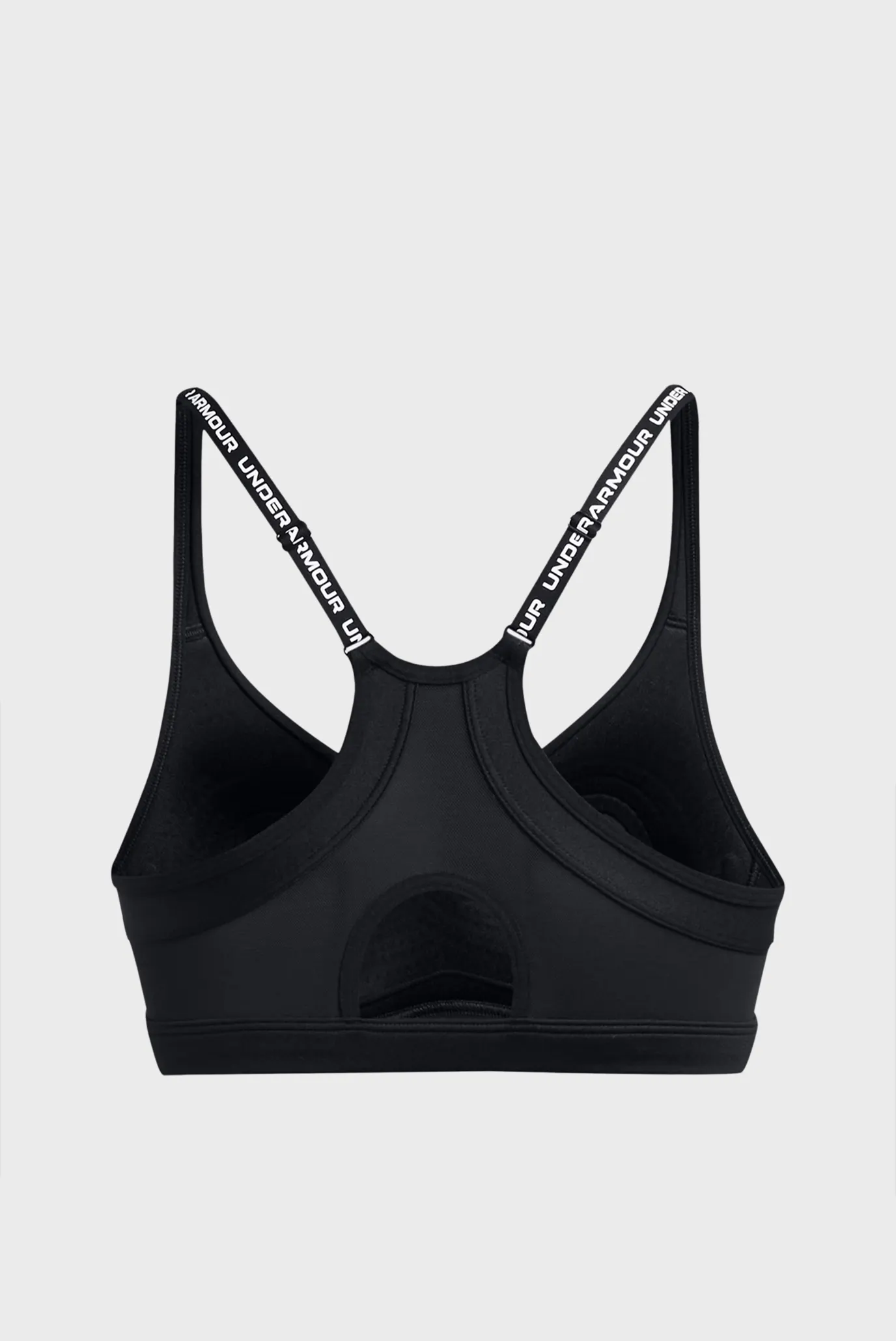 Жіночий чорний топ UA Infinity Low 2.0Strap Bra 4