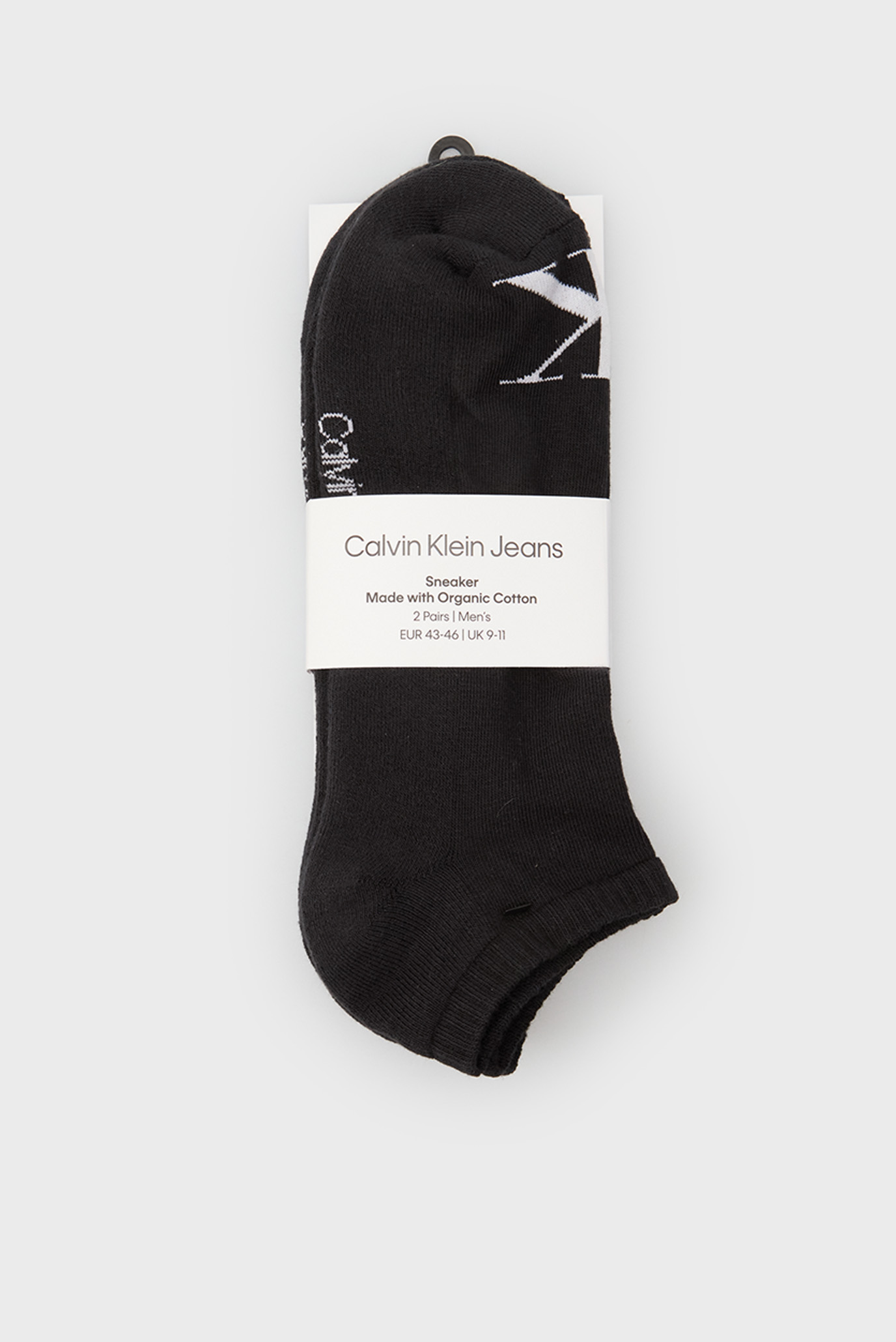 Мужские черные носки (2 пары) SNEAKER Черный 43-46 Calvin Klein Jeans 701228807 Мужские черные носки (2 пары) SNEAKER Черный 43-46 Calvin Klein Jeans 701228807