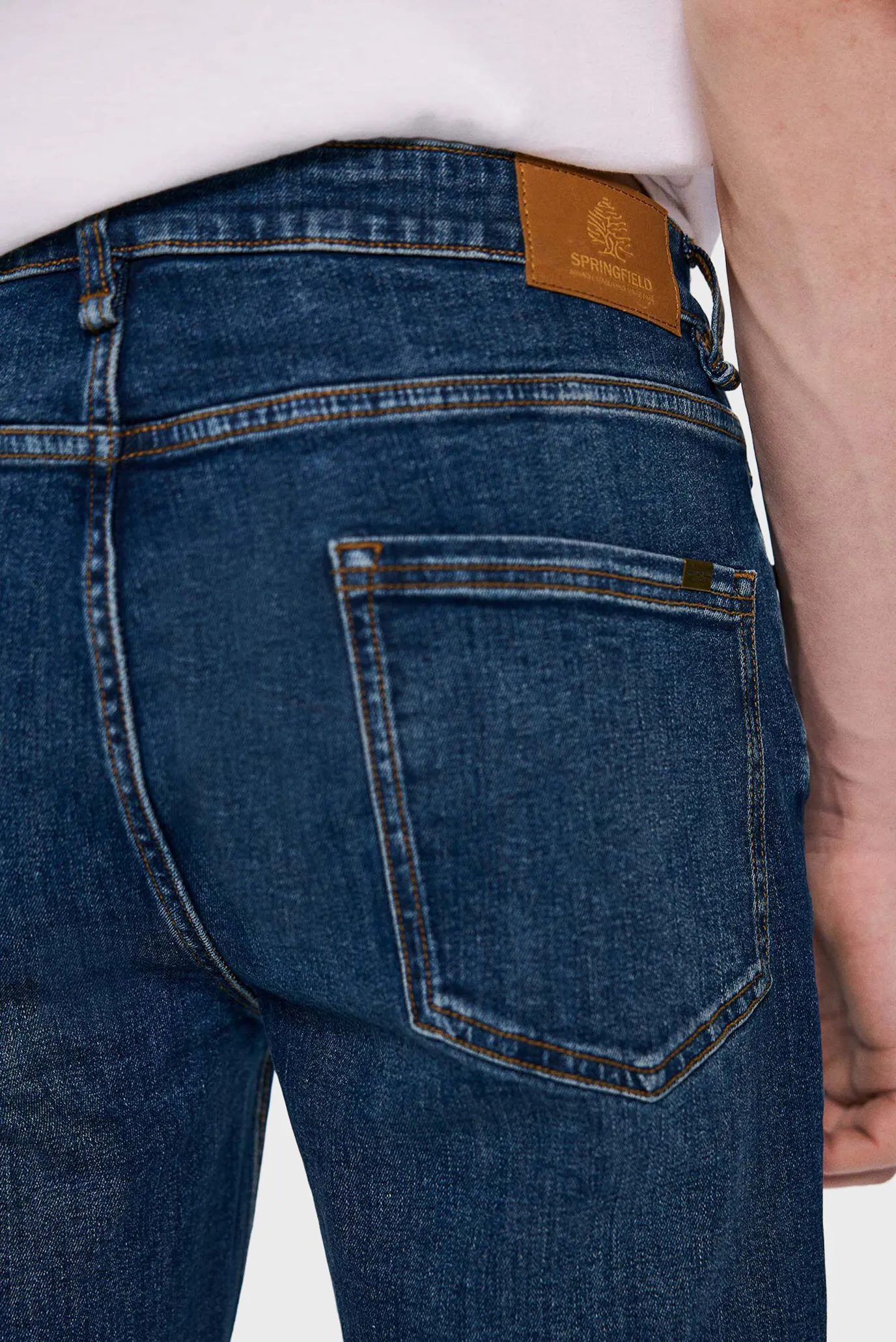 Мужские темно-синие джинсы Skinny 7