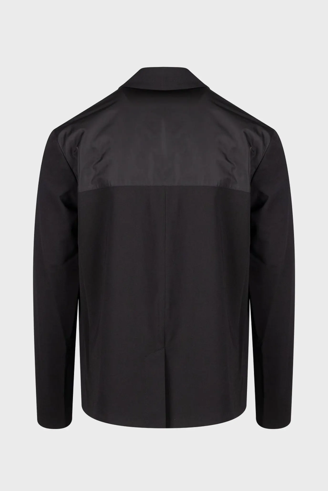 Чоловічий чорний піджак KLJ MIXED MATERIAL BLAZER 6