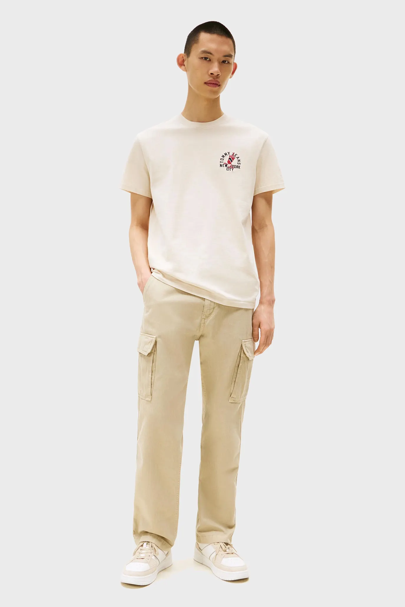 Мужская белая футболка REG SMALL MOTIF 2