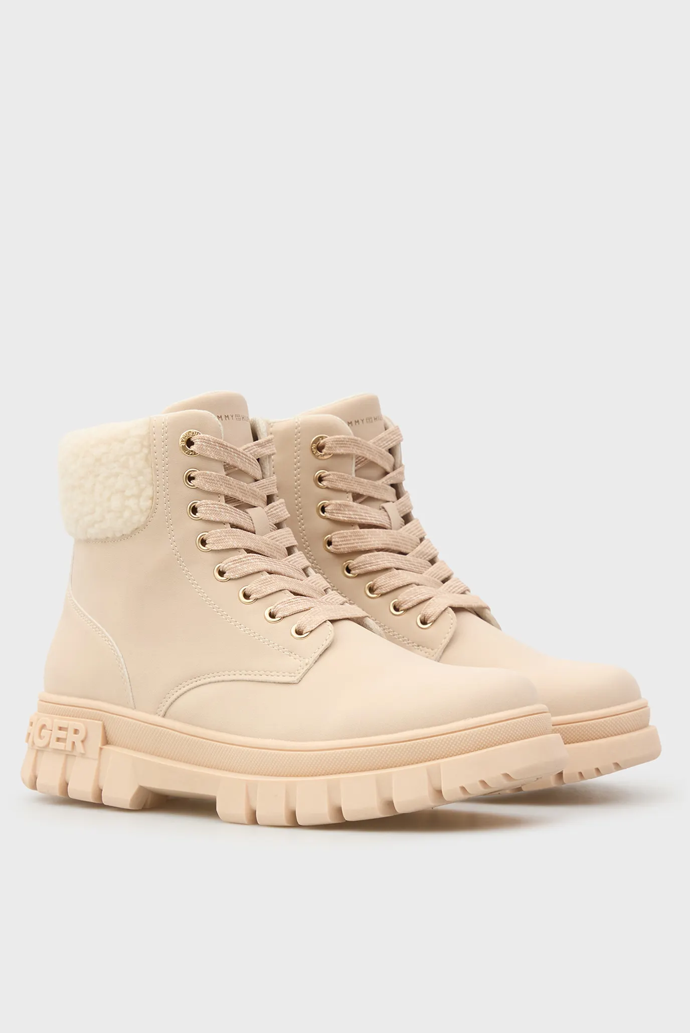 Дитячі бежеві черевики LACE-UP 3