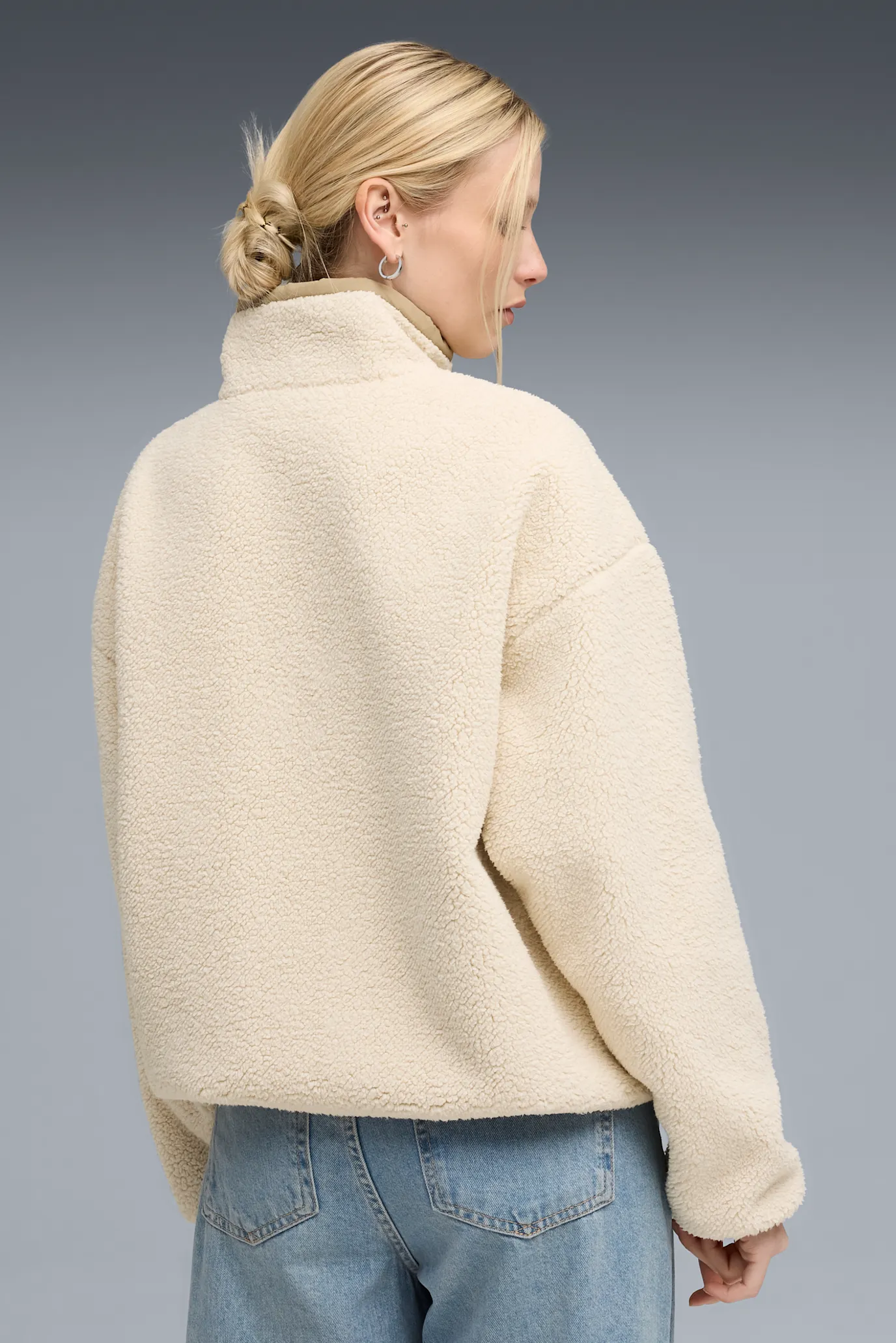 Женская двусторонняя куртка Reversible Hybrid Sherpa Jacket Women 3