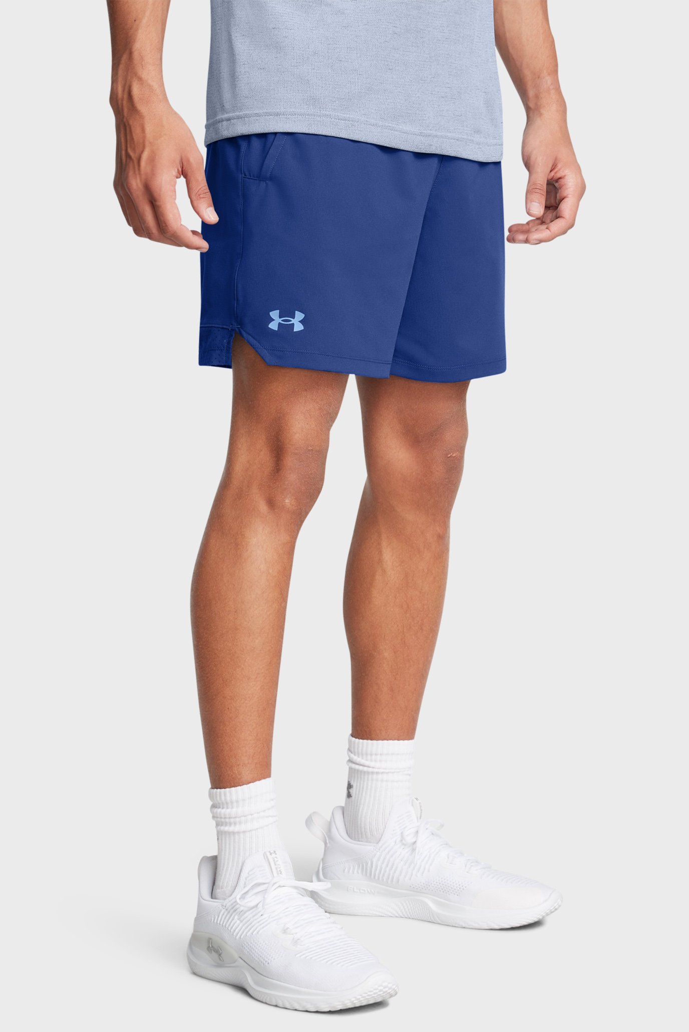 Чоловічі сині шорти UA Vanish Woven 6in Shorts 1