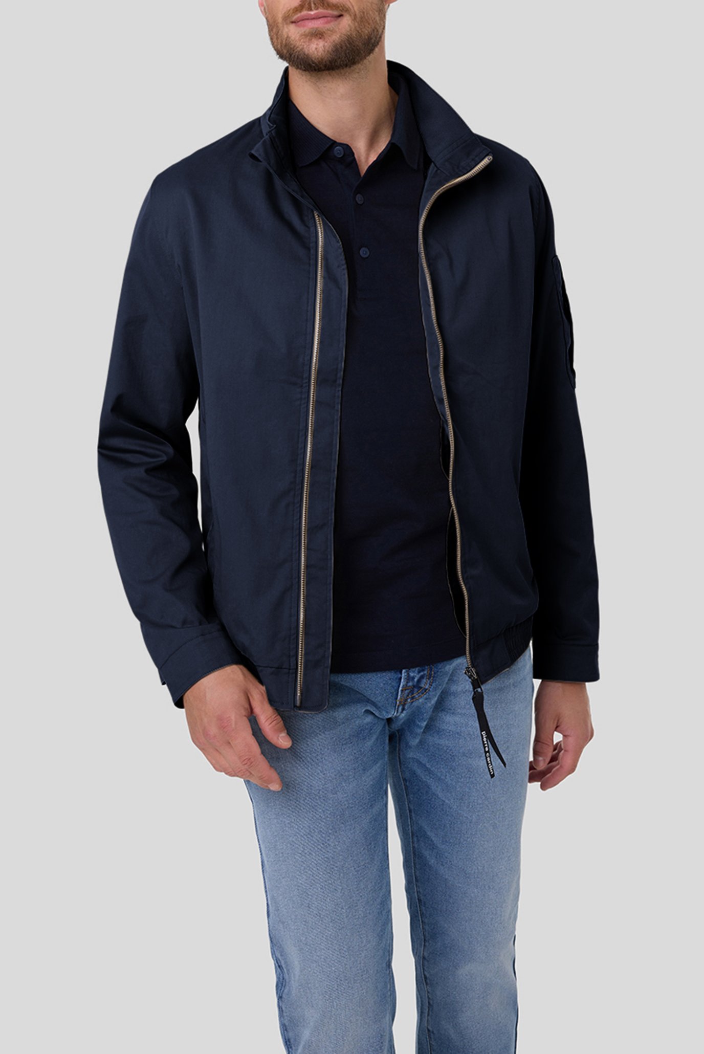 Мужская темно-синяя куртка Синий M Pierre Cardin PC.-C8 10140.0070 Мужская темно-синяя куртка Синий M Pierre Cardin PC.-C8 10140.0070