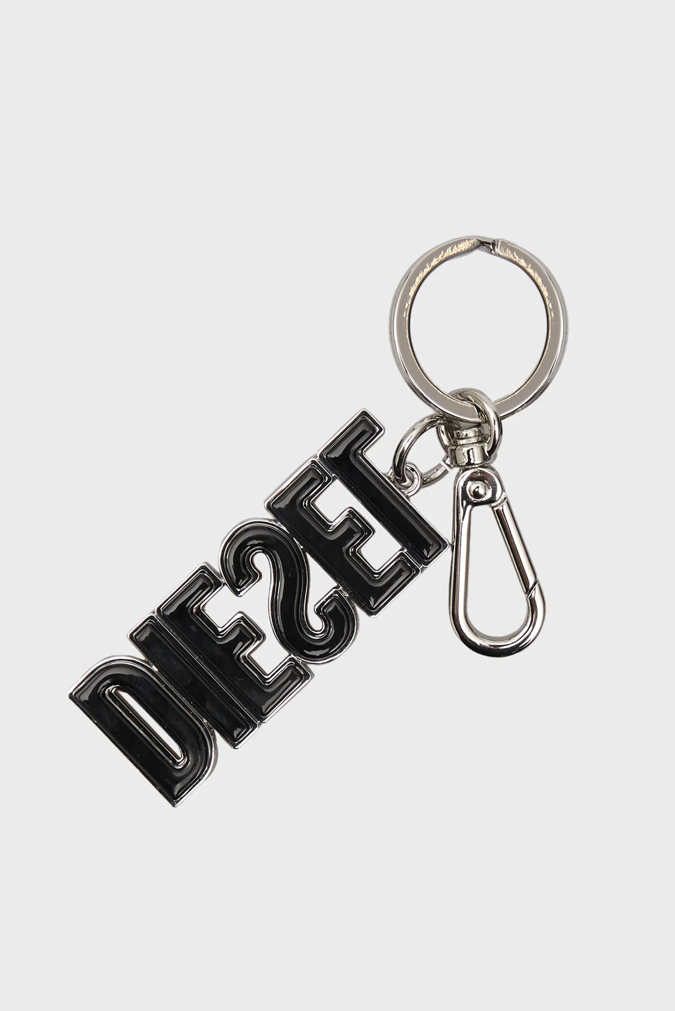 Мужской серебристый брелок DSL 3D 2