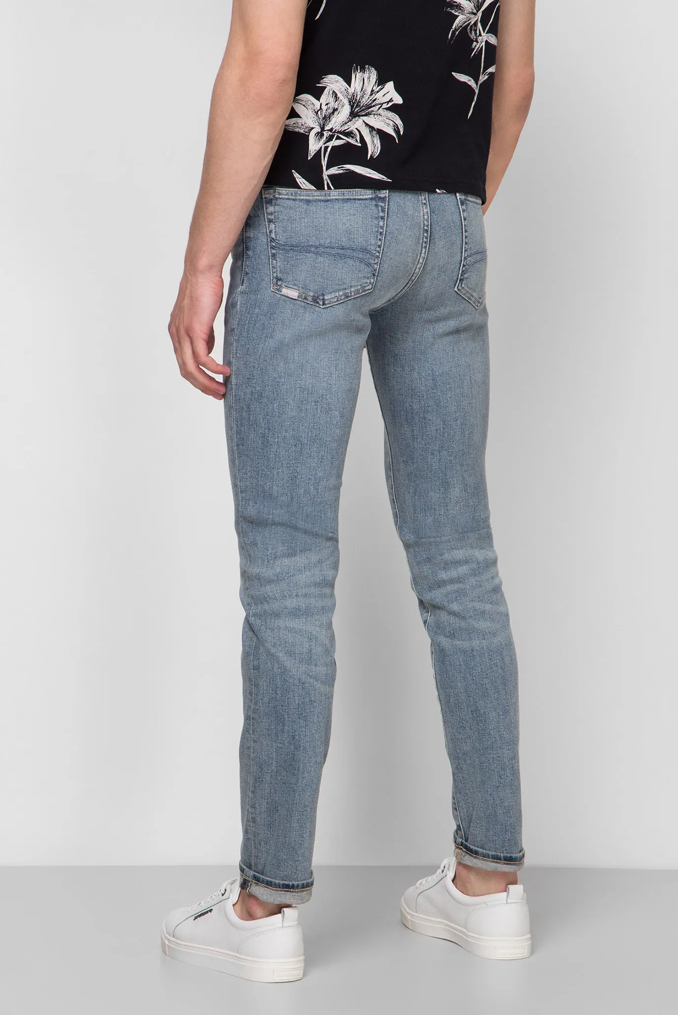 Чоловічі блакитні джинси Tyler Slim 03 SuperDry M7010001A;X5X — MD-Fashion