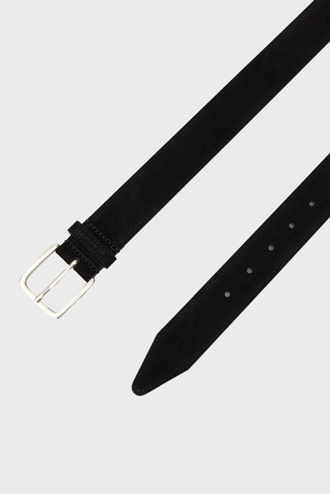 Мужской черный замшевый ремень CLASSIC 3
