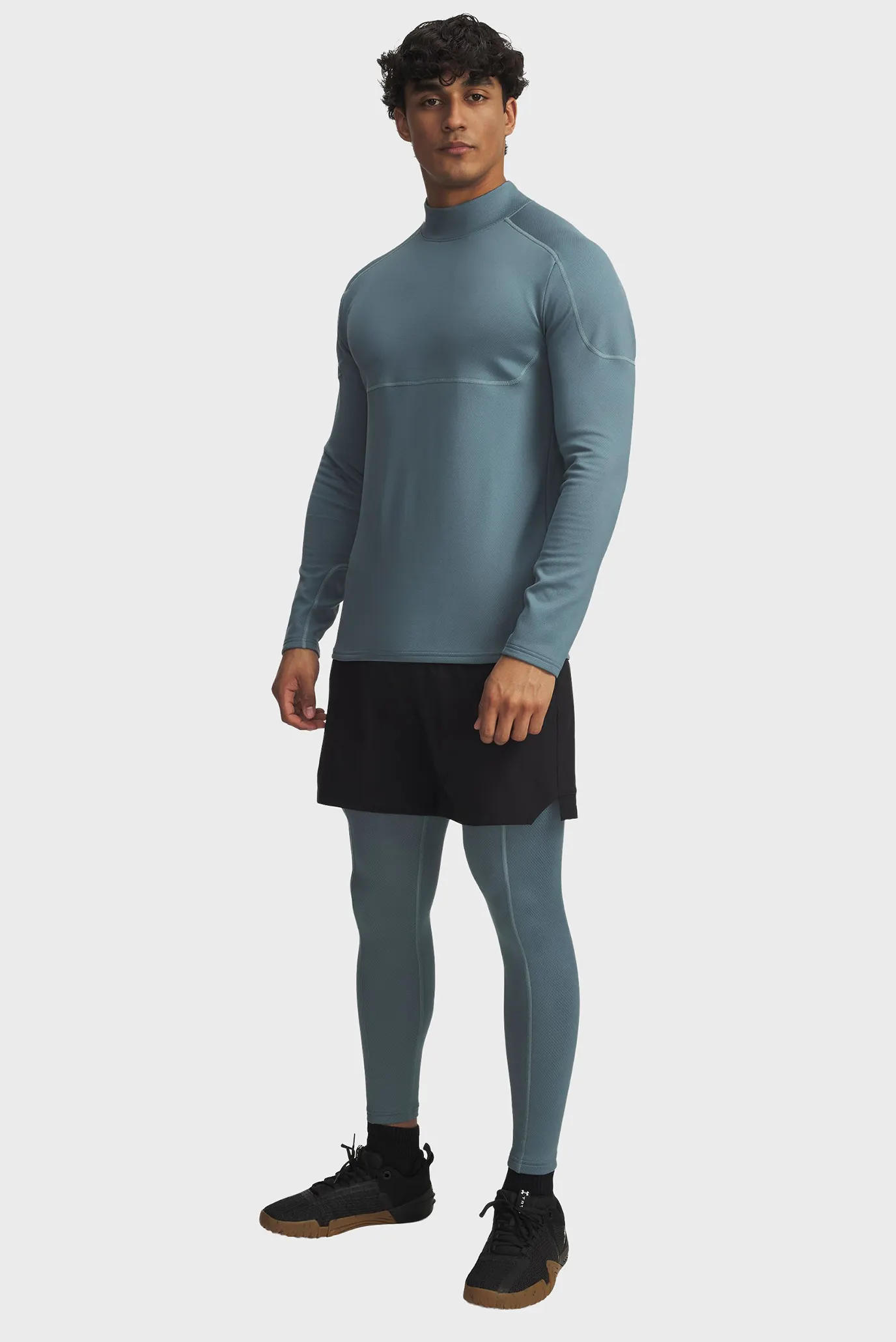 Чоловічі бірюзові термобрюки Cold Weather Grid Legging 2