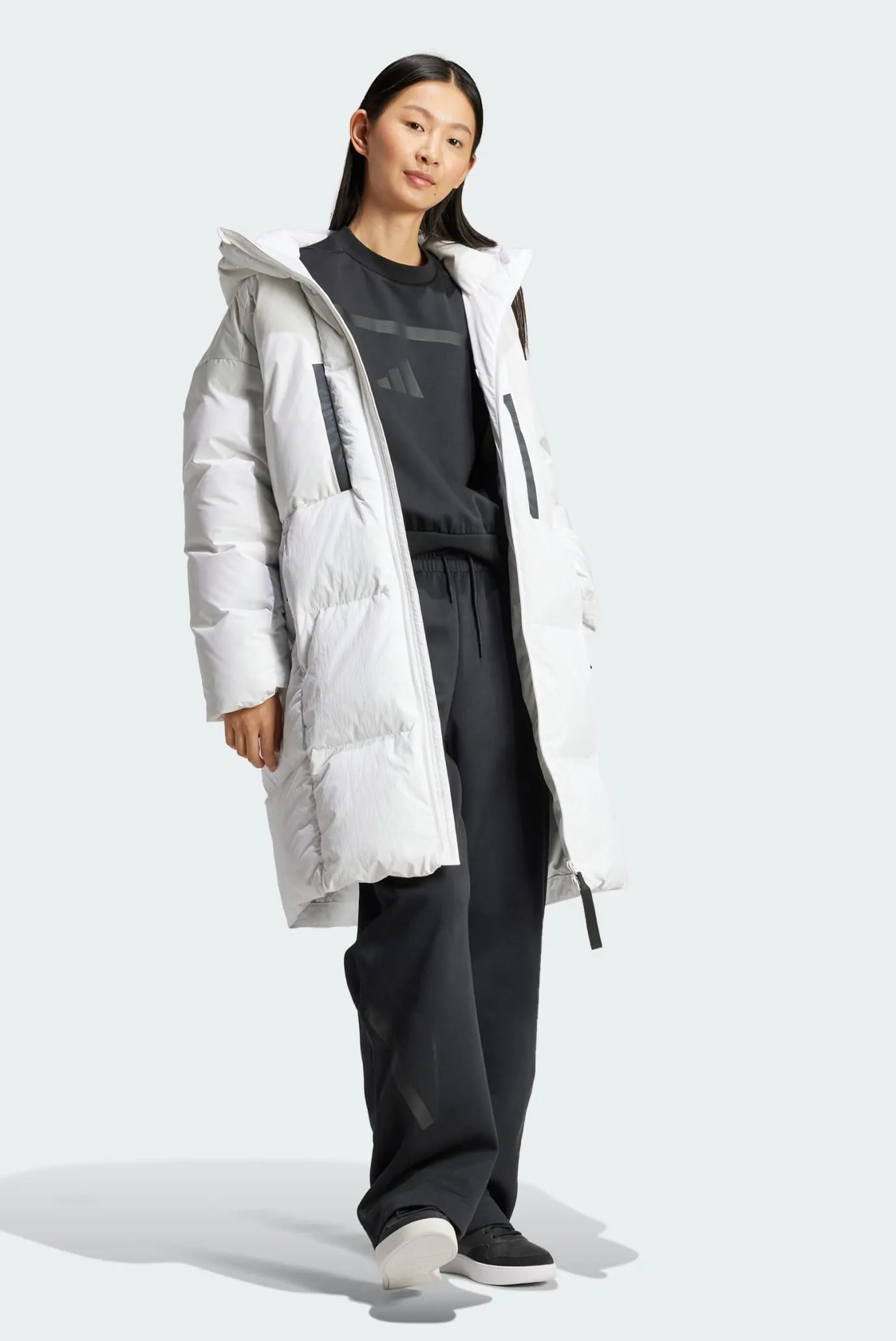 Женский белый пуховик Myshelter Down adidas IZ4622 — MD-Fashion