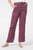 Жіночі бордові брюки з візерунком PIQUES
